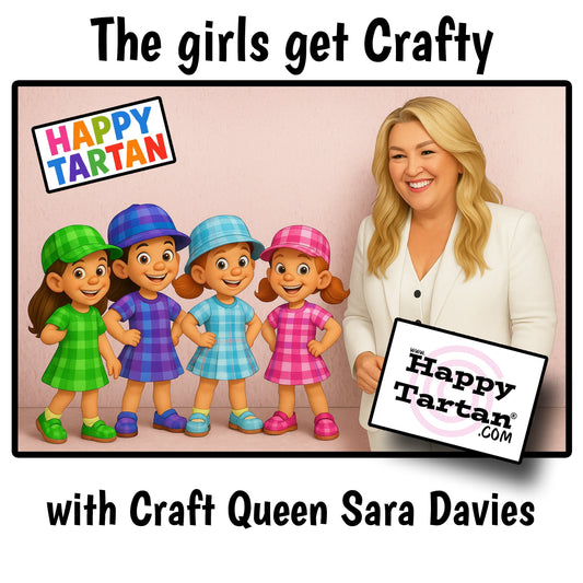 Photo Time with Sara Davies | Happy Tartan® Behind the Scenes Fun! - Happy Tartan
