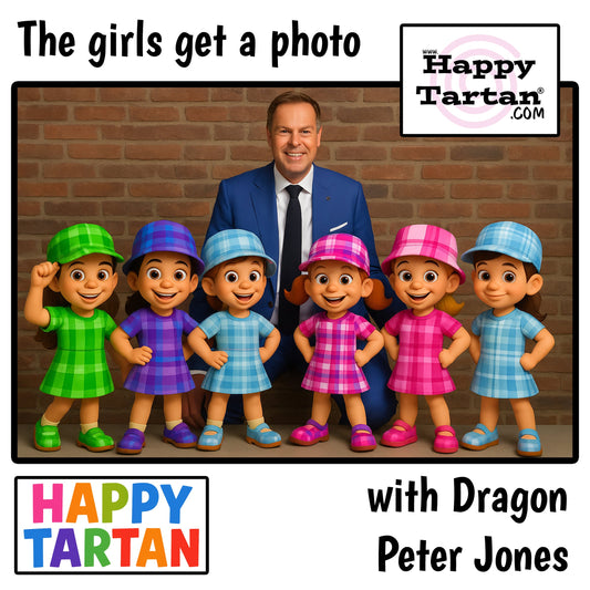 A selfie with Peter Jones from the Dragon's Den