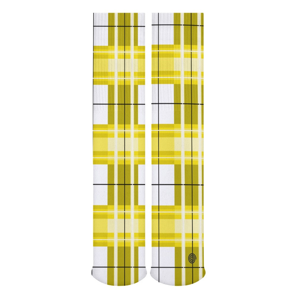 Kids Knee-Length Tartan Socks (5 Pairs) – 'Staffa Sky' | Happy Tartan® - Happy Tartan