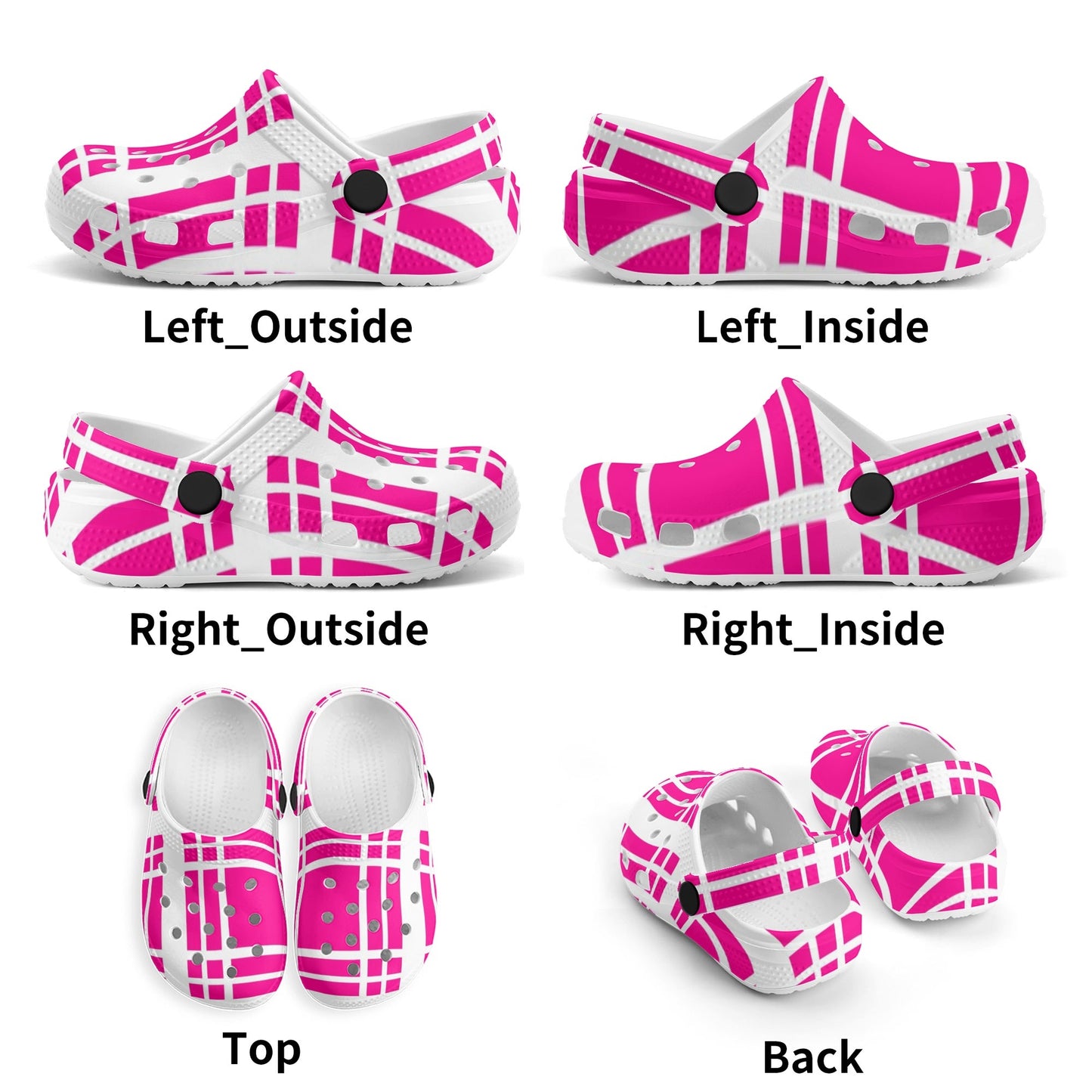 ✨Happy Tartan - Happy FEET - Kids Classic Clogs✨