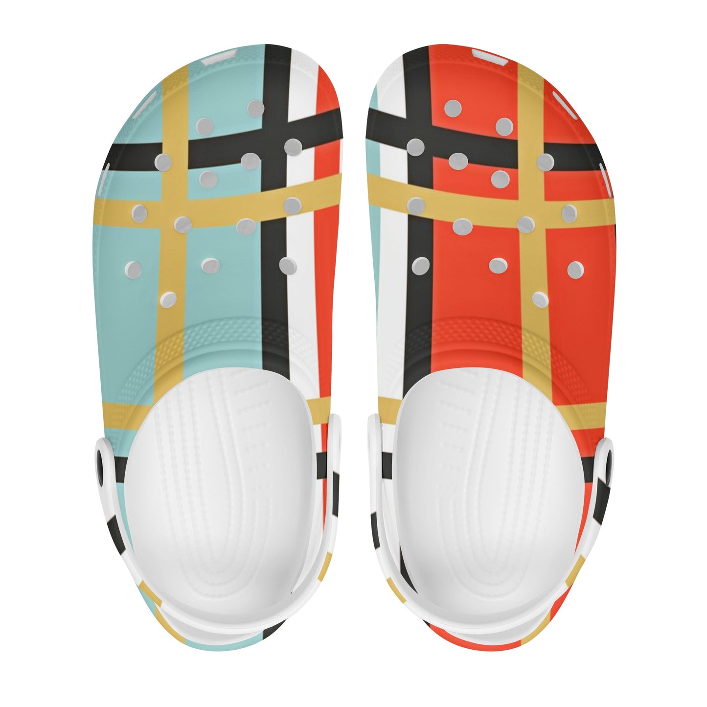 Adult Classic Clogs – 'Stravanan Bay, Bute' Tartan | Happy Tartan® - Happy Tartan
