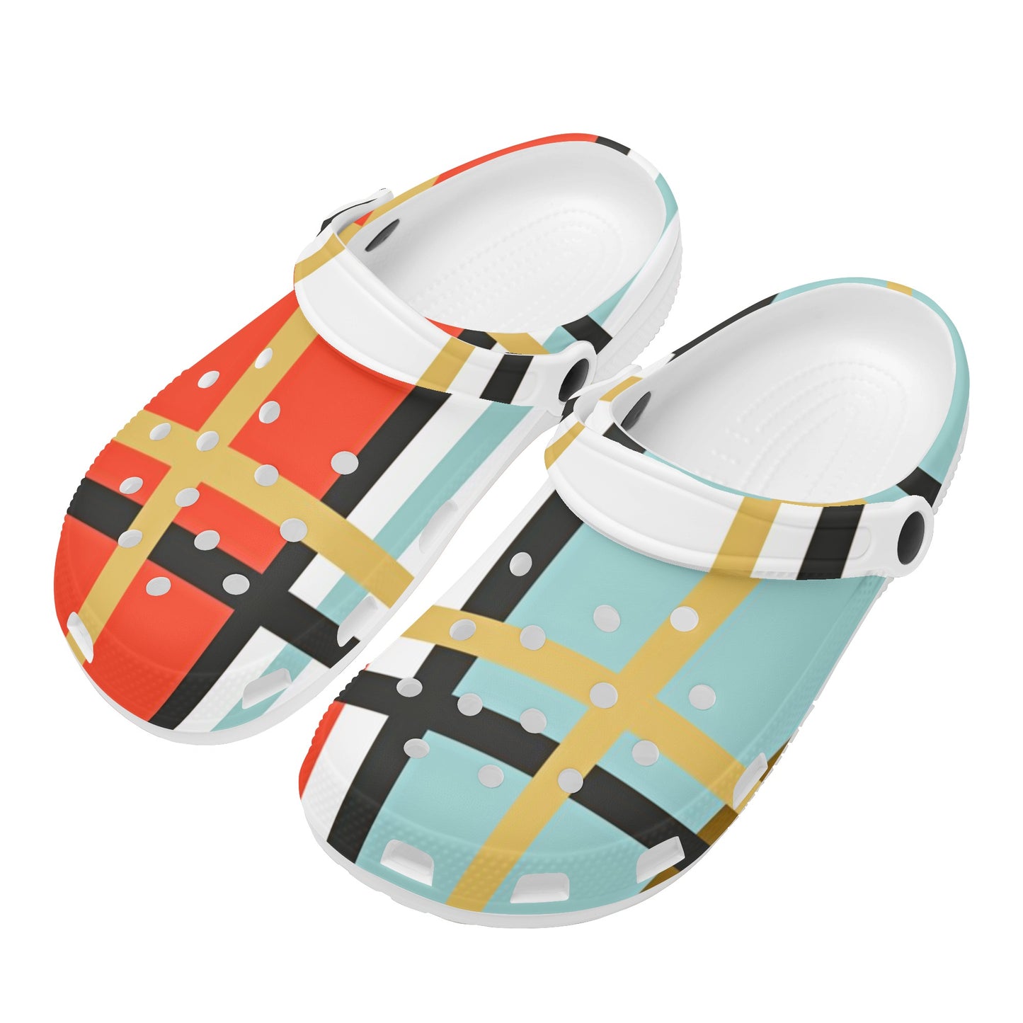 Adult Classic Clogs – 'Stravanan Bay, Bute' Tartan | Happy Tartan® - Happy Tartan