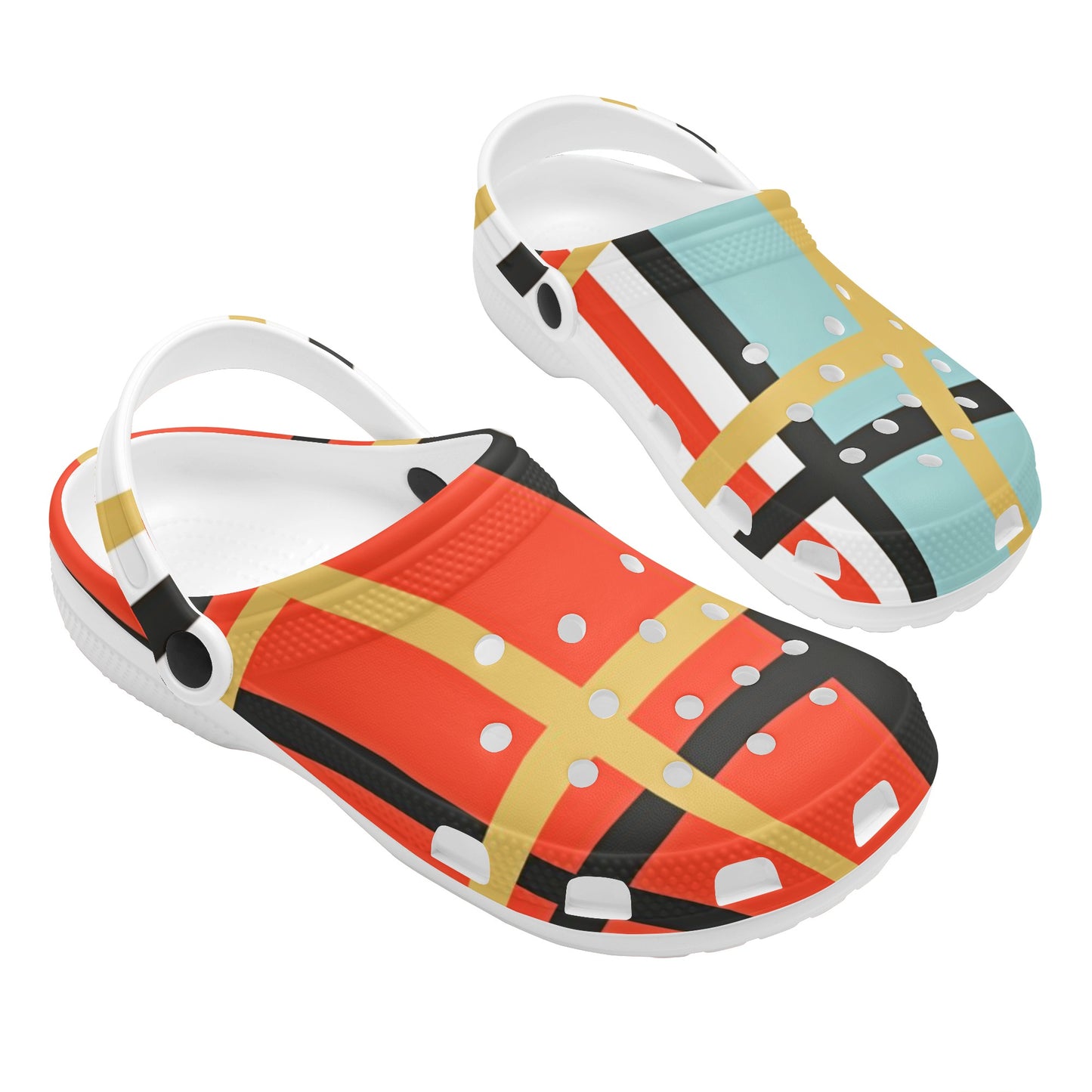 Adult Classic Clogs – 'Stravanan Bay, Bute' Tartan | Happy Tartan® - Happy Tartan