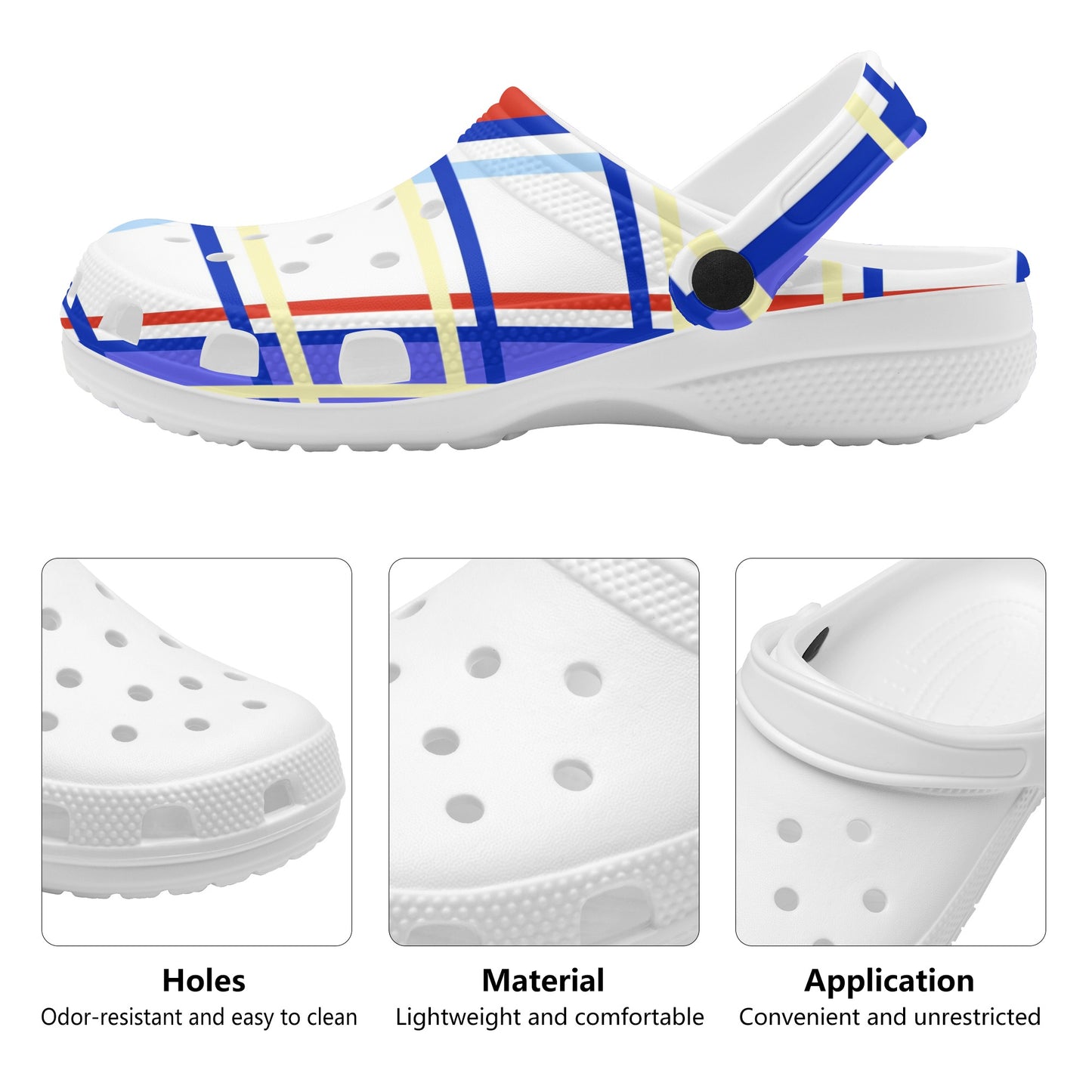 Adult Classic Clogs – 'Scalpsie Bay, Bute' Tartan | Happy Tartan® - Happy Tartan