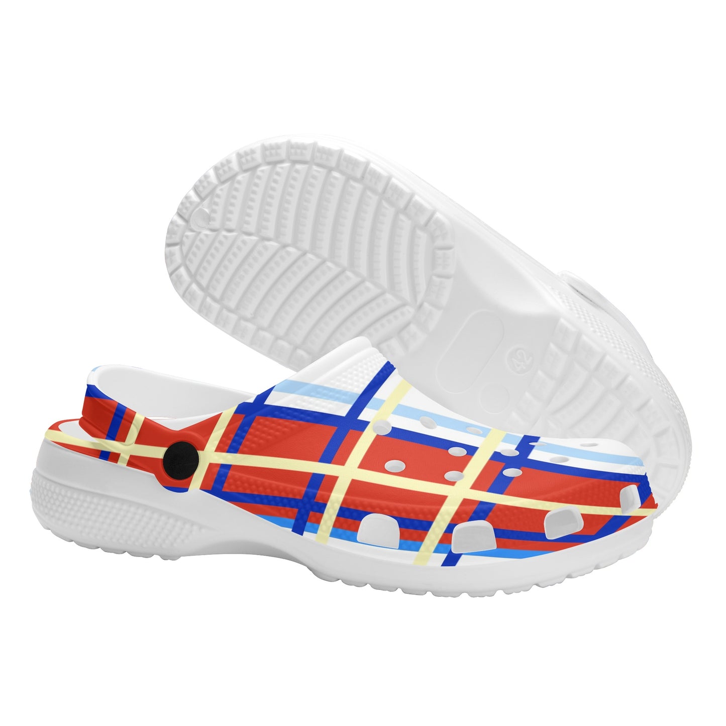Adult Classic Clogs – 'Scalpsie Bay, Bute' Tartan | Happy Tartan® - Happy Tartan