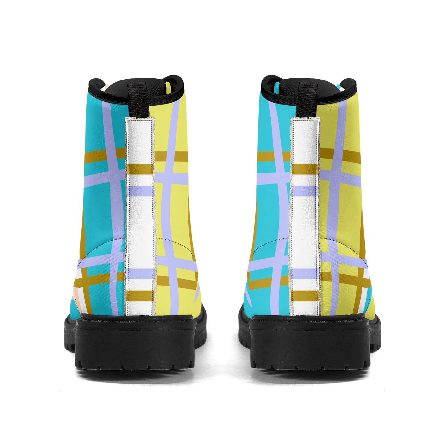 'Kingarth Bay, Bute' Happy Tartan® Leather Boots - Happy Tartan