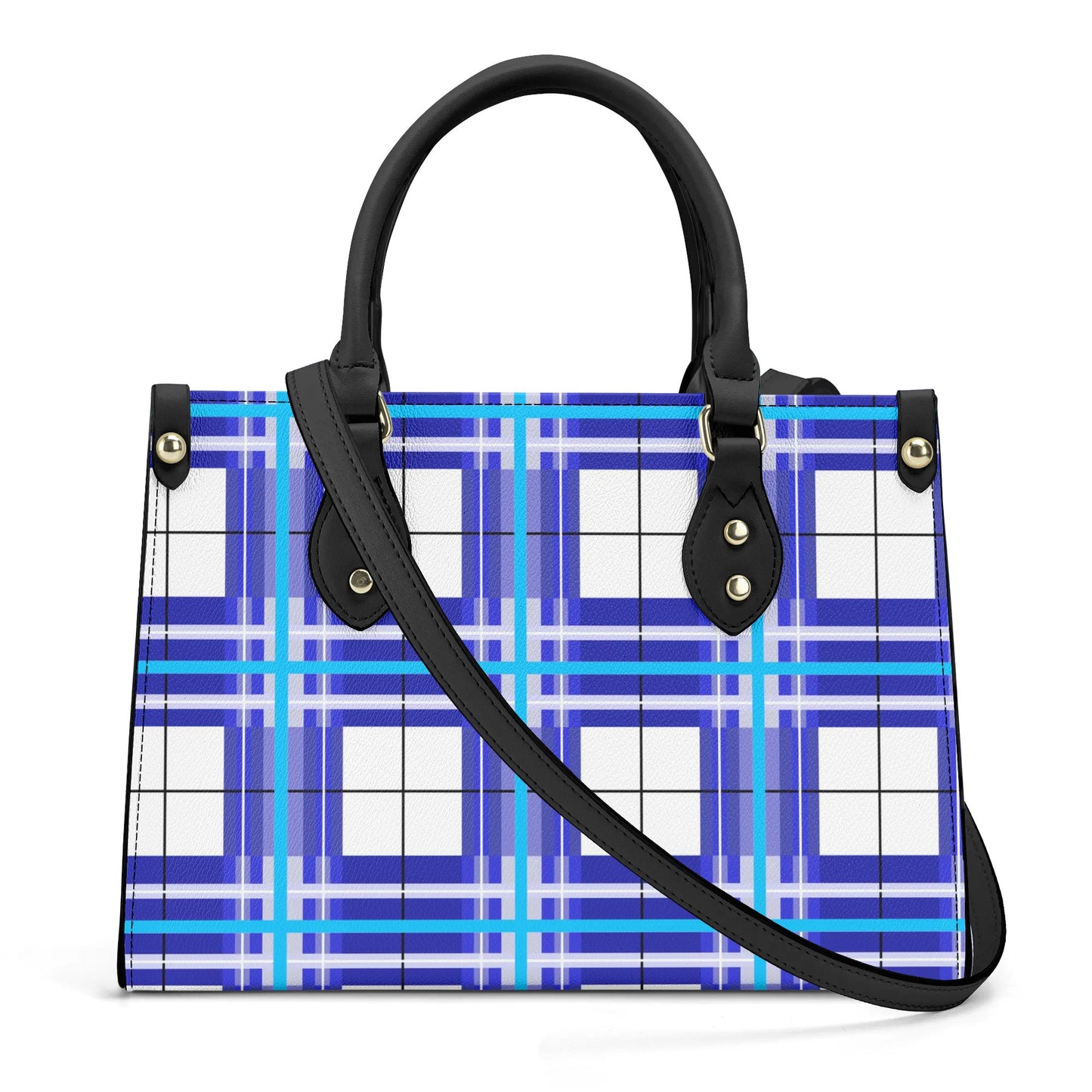 Tartan Handbag – 'Cumbrae Sky' | Happy Tartan® - Happy Tartan