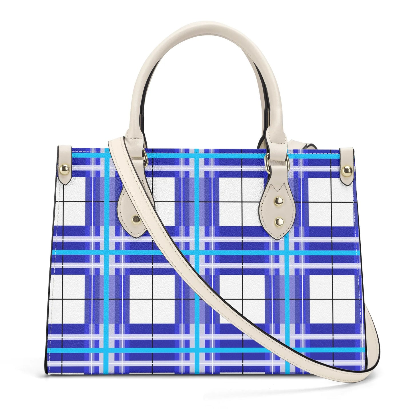 Tartan Handbag – 'Cumbrae Sky' | Happy Tartan® - Happy Tartan