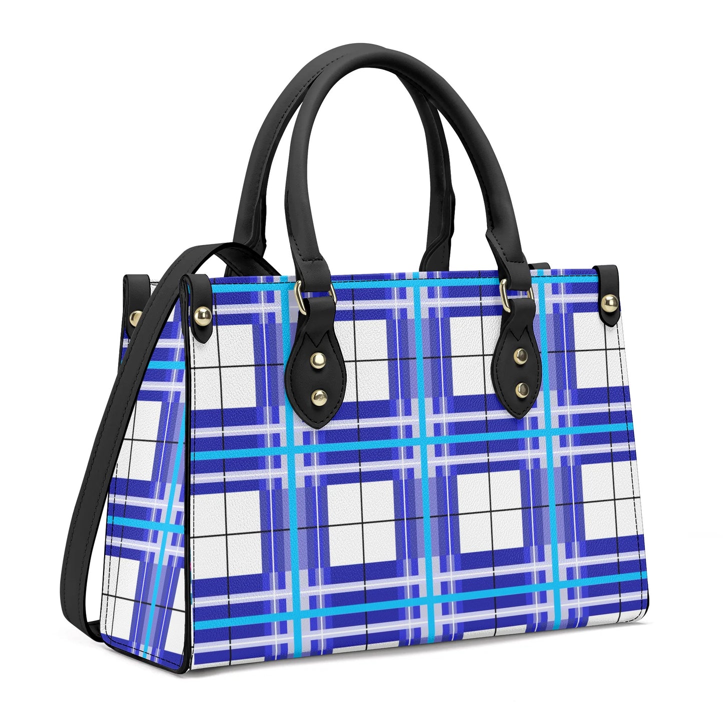 Tartan Handbag – 'Cumbrae Sky' | Happy Tartan® - Happy Tartan