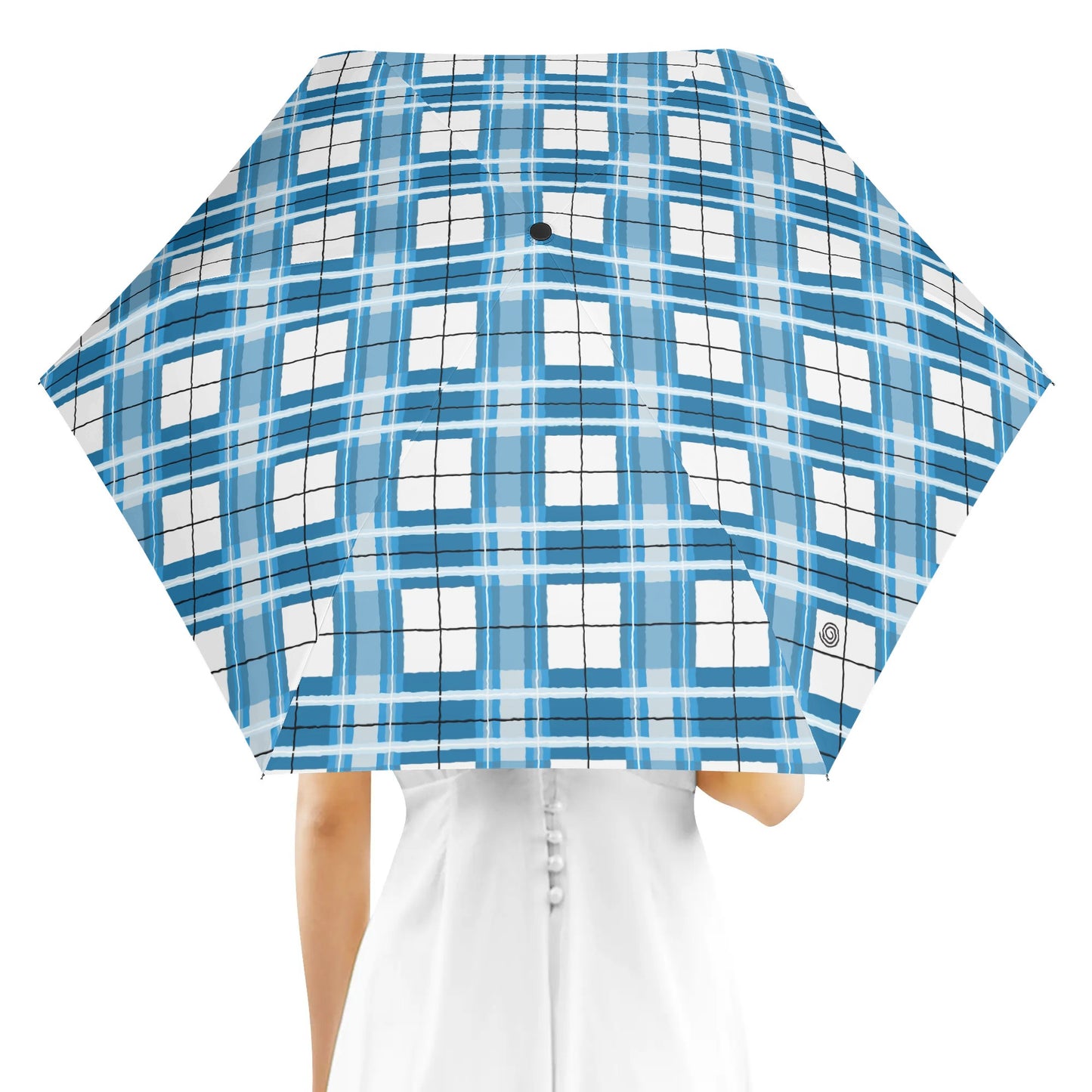 Umbrella - 'Jura Sky' Tartan | Happy Tartan® - Happy Tartan
