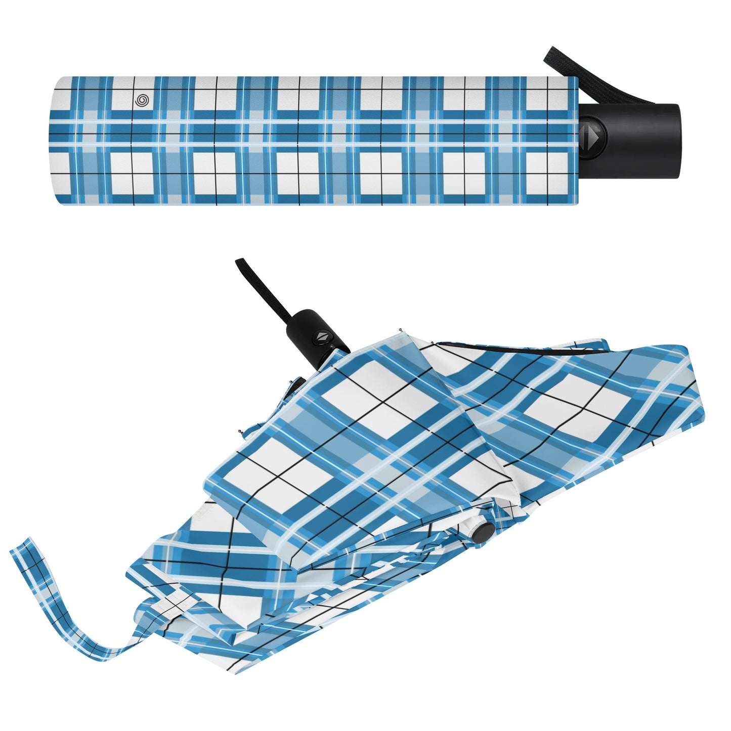 Umbrella - 'Jura Sky' Tartan | Happy Tartan® - Happy Tartan