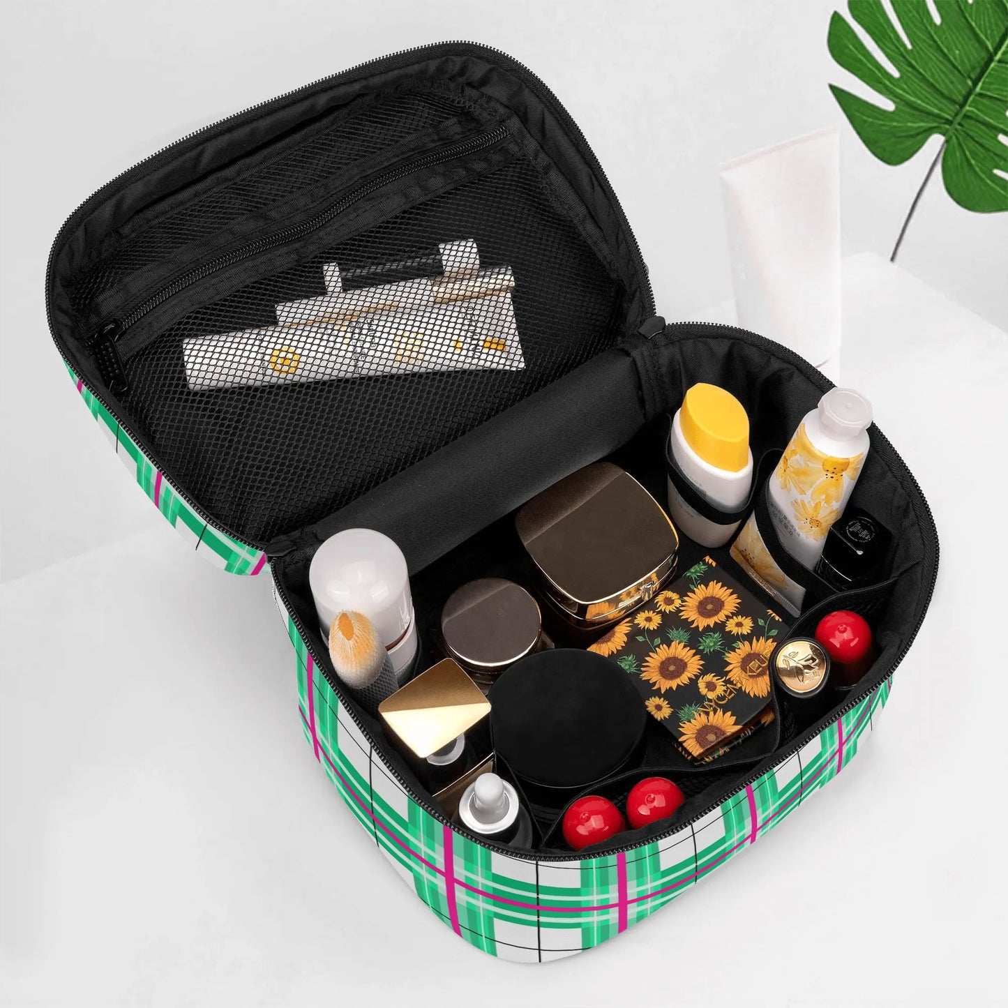 ✨'Iona Sky' Happy Tartan Cosmetic Case✨ - Happy Tartan
