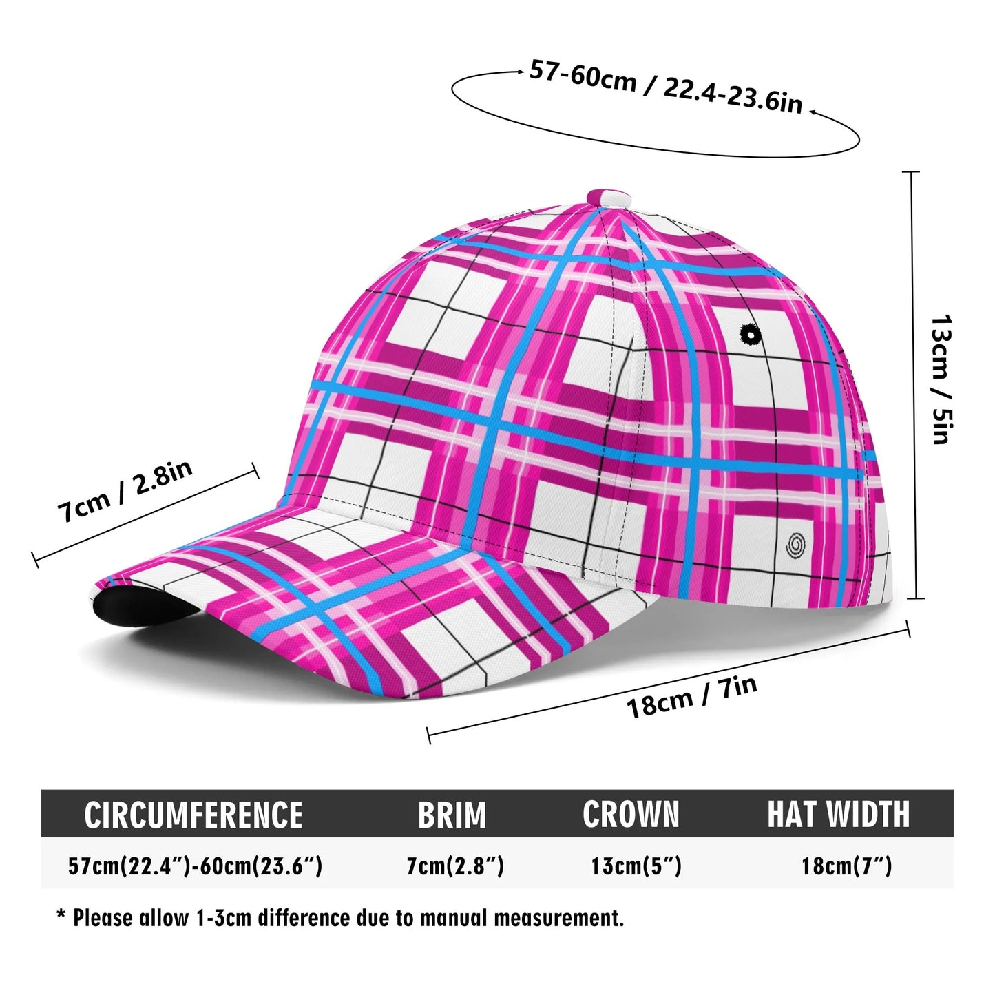 Tartan Baseball Cap – 'Islay Sky' | Happy Tartan® - Happy Tartan