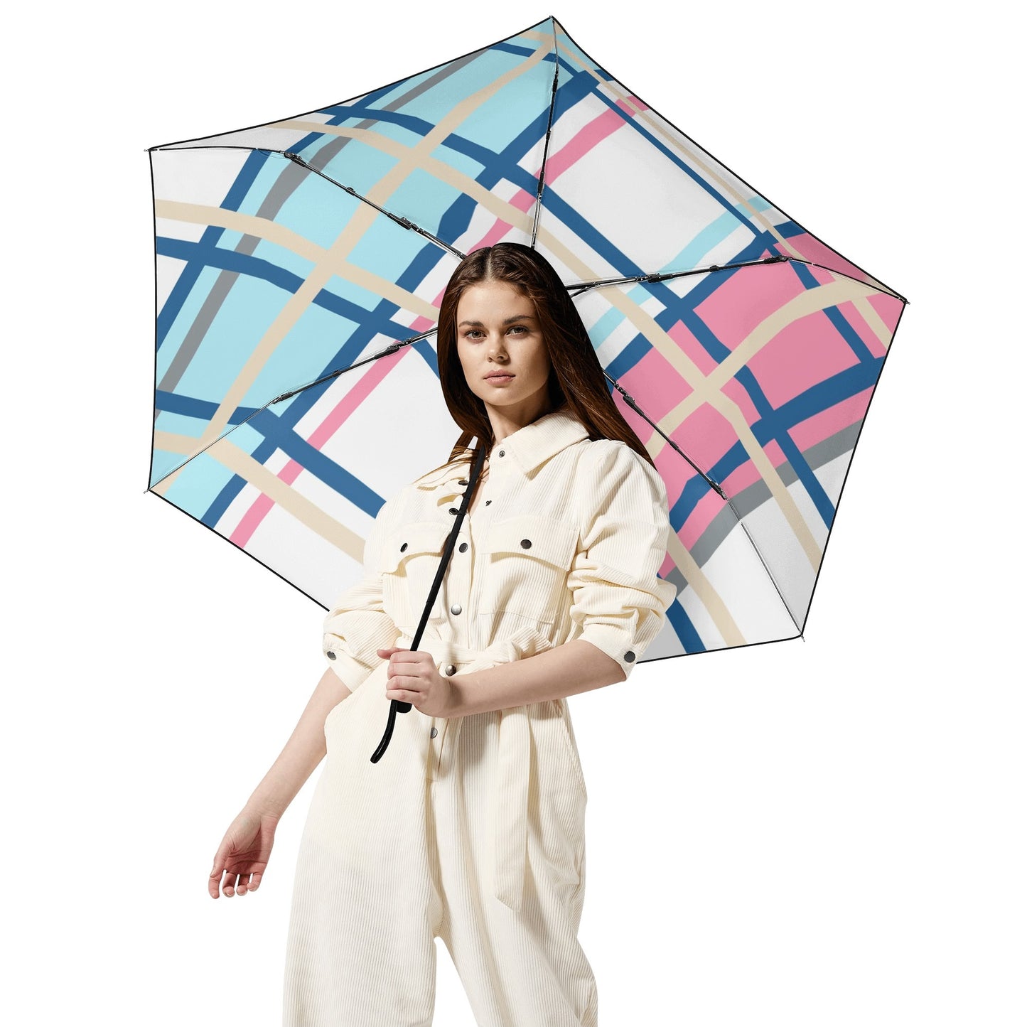 Umbrella - 'Ettrick Bay, Bute' Tartan | Happy Tartan® - Happy Tartan