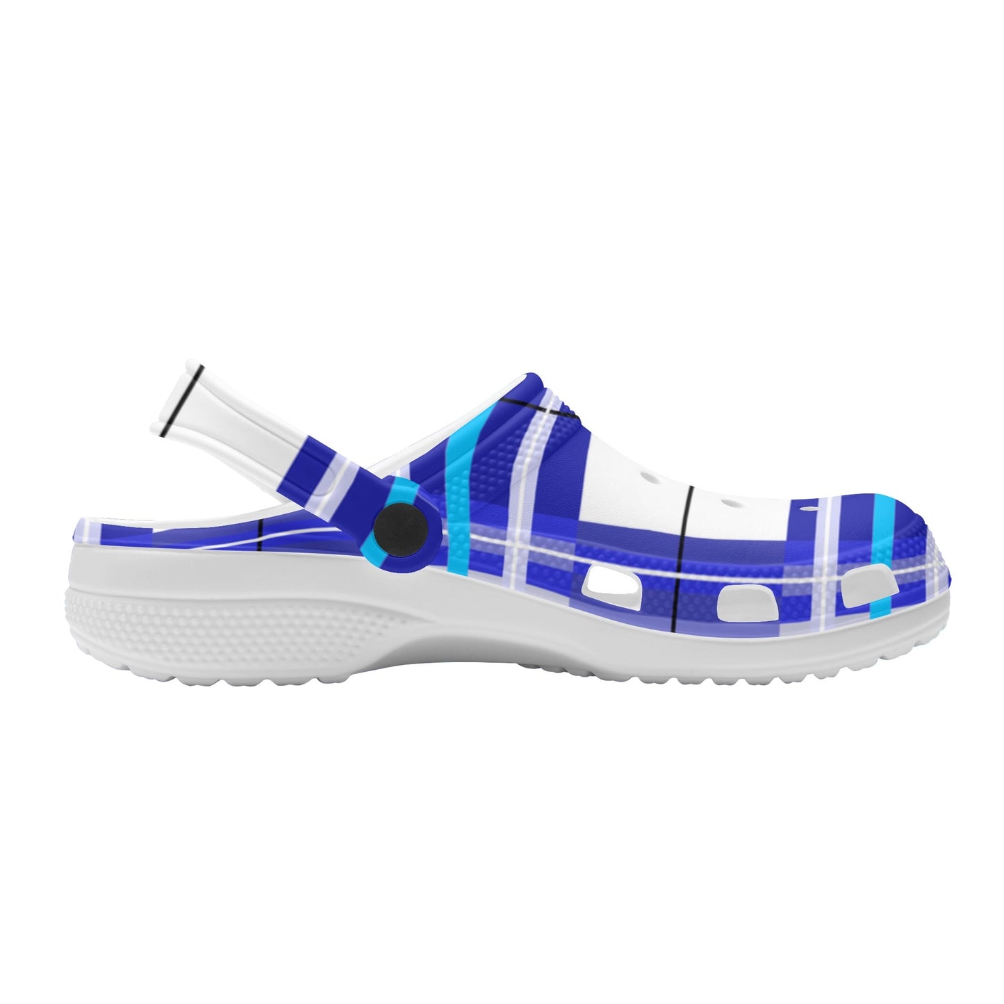 ✨'Cumbrae Sky' Happy Tartan® Adult Classic Clogs✨ - Happy Tartan