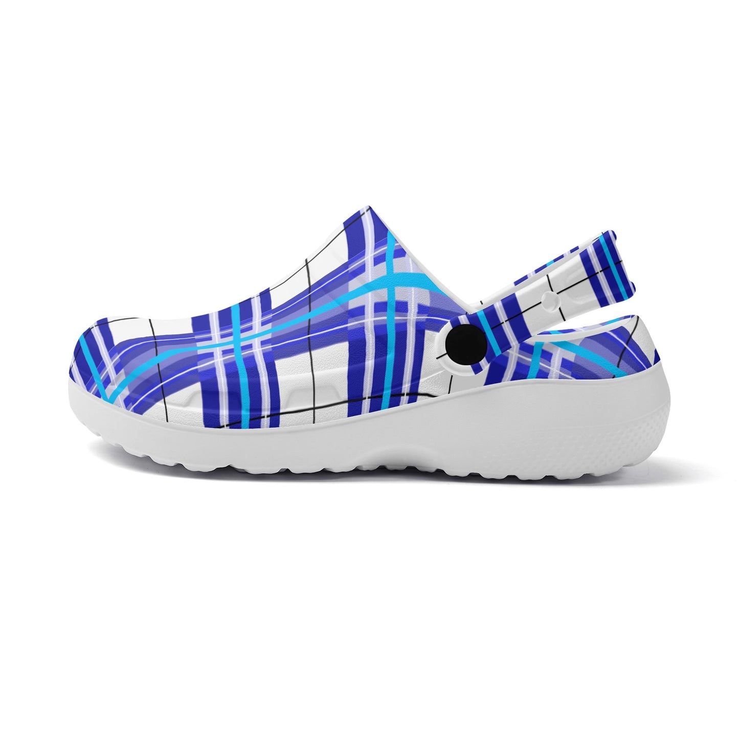✨'Cumbrae' Happy Tartan® Adult Soft Nurse Clogs with no holes✨ - Happy Tartan