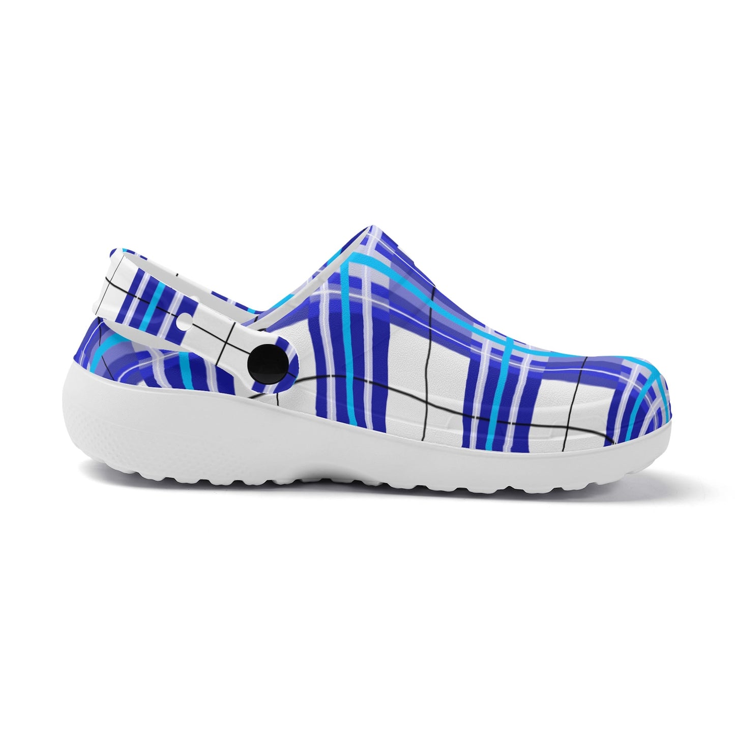 ✨'Cumbrae' Happy Tartan® Adult Soft Nurse Clogs with no holes✨ - Happy Tartan