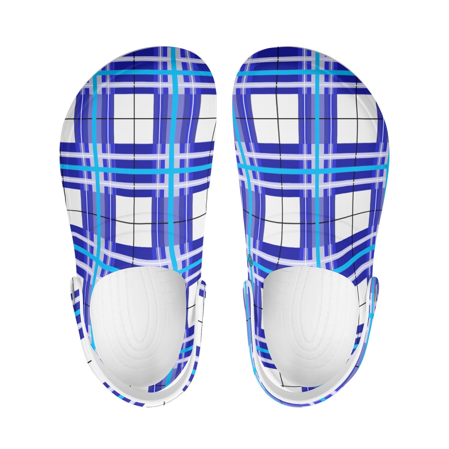 ✨'Cumbrae' Happy Tartan® Adult Soft Nurse Clogs with no holes✨ - Happy Tartan