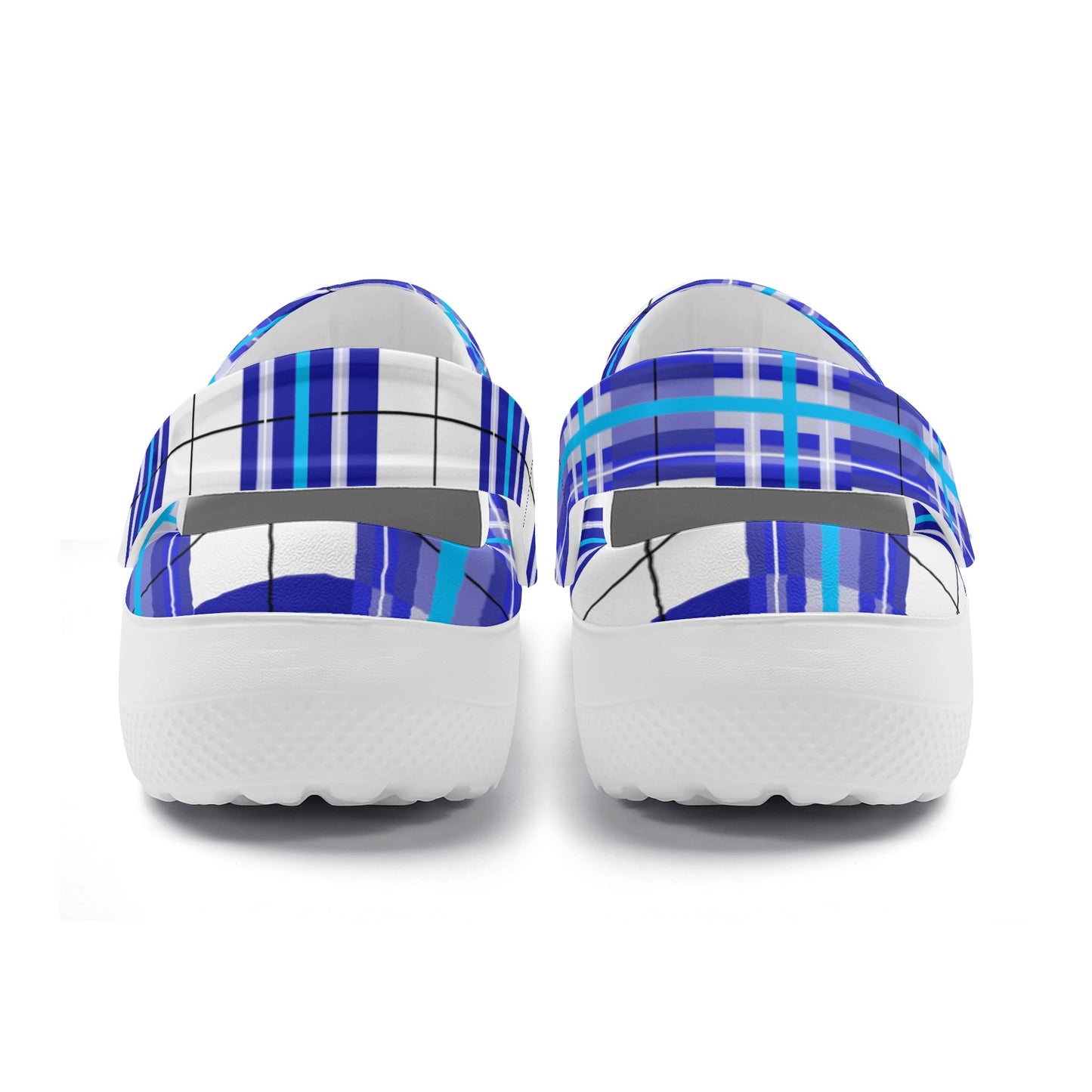 ✨'Cumbrae' Happy Tartan® Adult Soft Nurse Clogs with no holes✨ - Happy Tartan