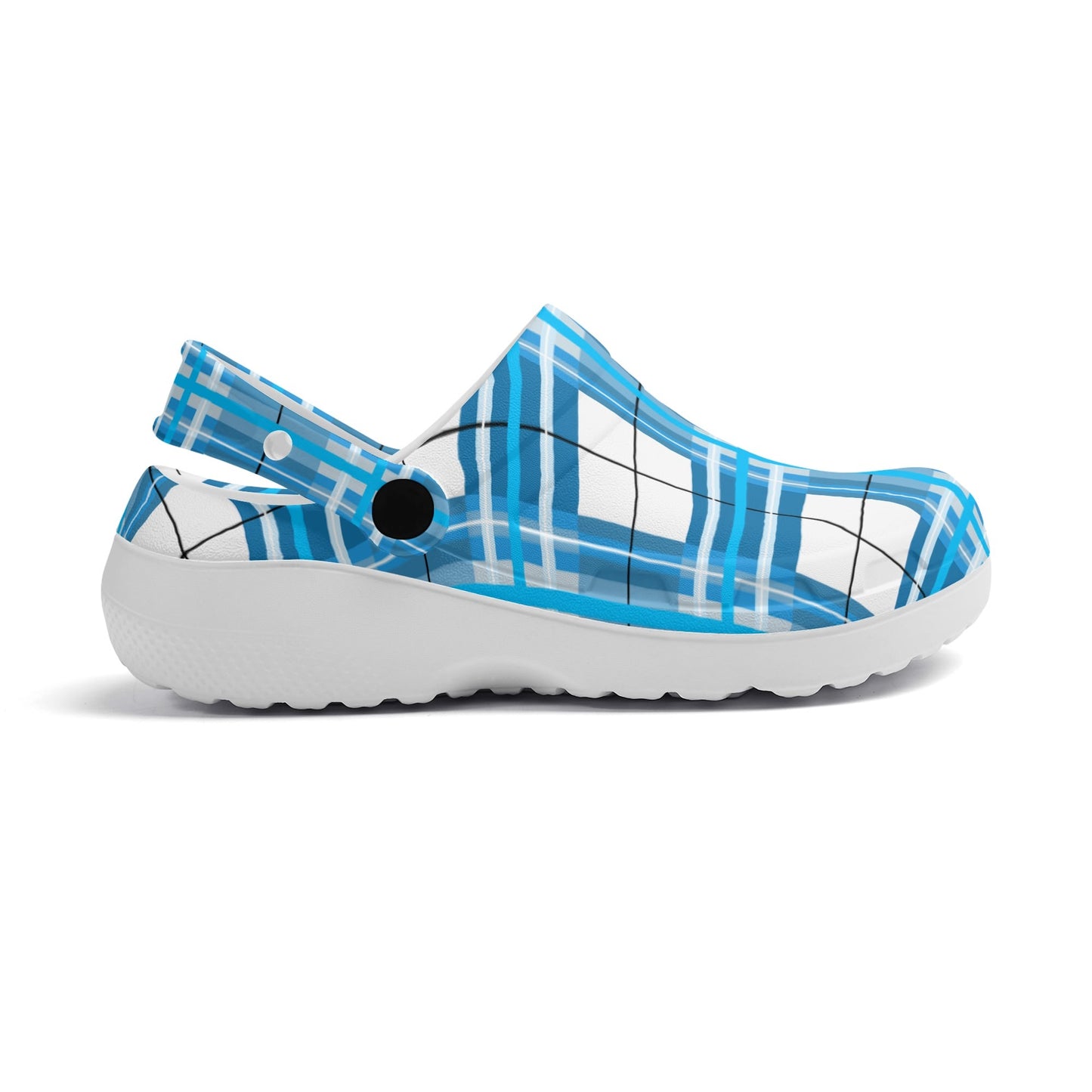✨'Jura' Happy Tartan® Adult Soft Clog Nurses with no holes✨ - Happy Tartan
