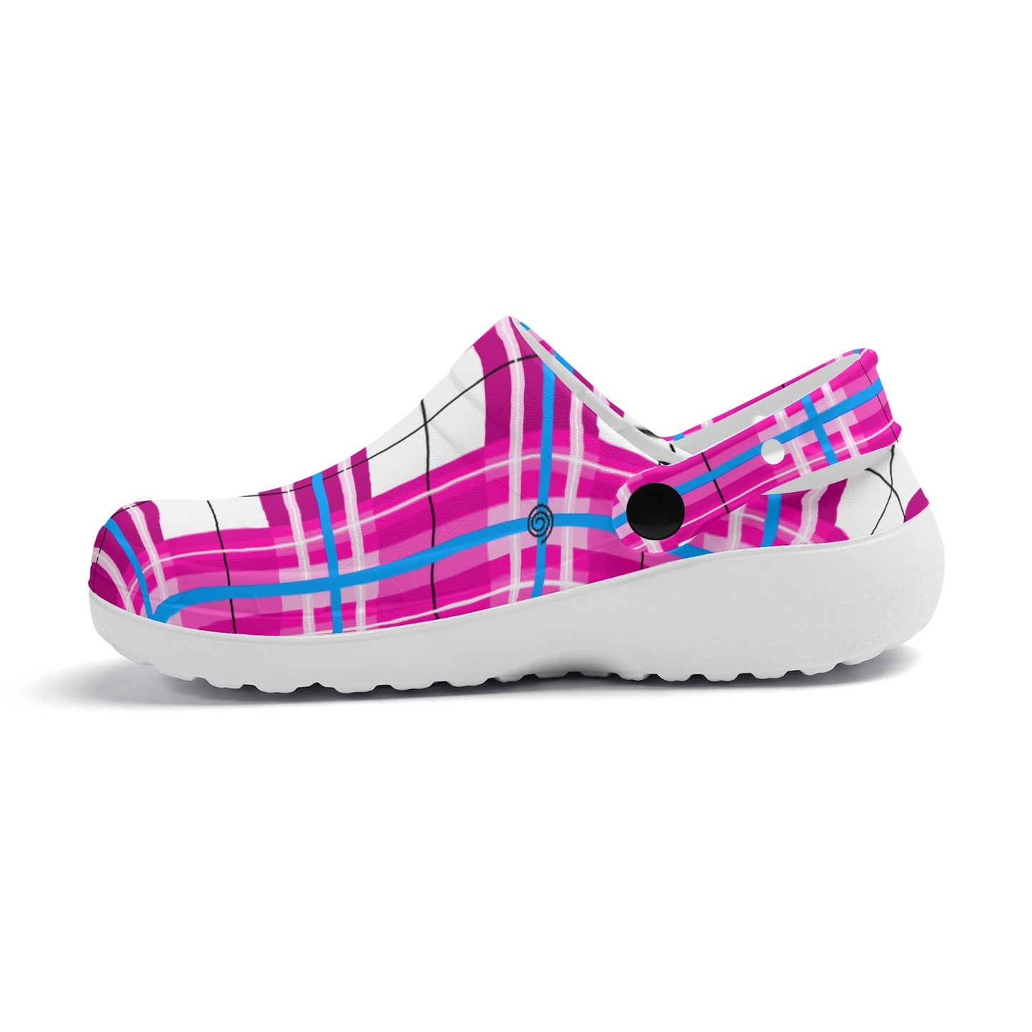 ✨'Islay' Happy Tartan® Adult Soft Nurse Clogs with no holes✨ - Happy Tartan