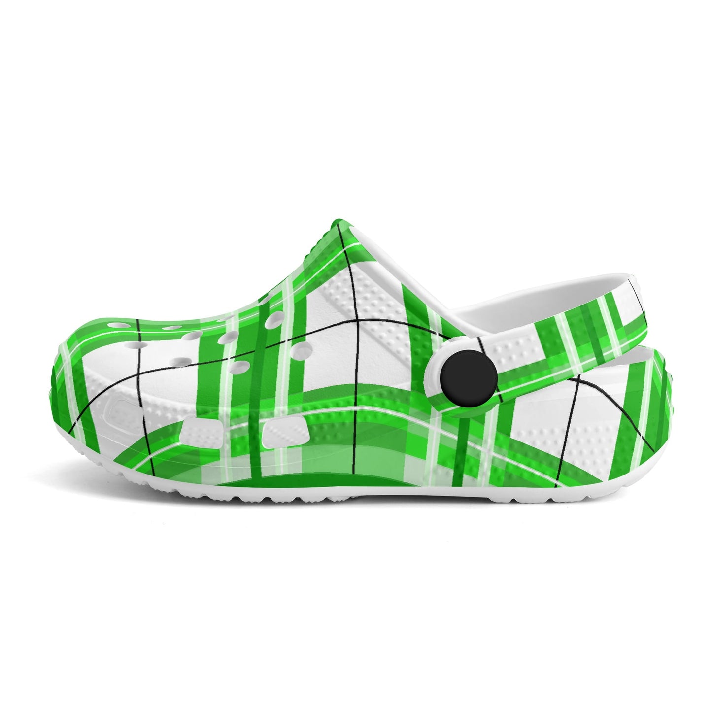Kids Tartan Clogs – 'Colonsay Sky, Bute' Happy Feet | Happy Tartan® - Happy Tartan