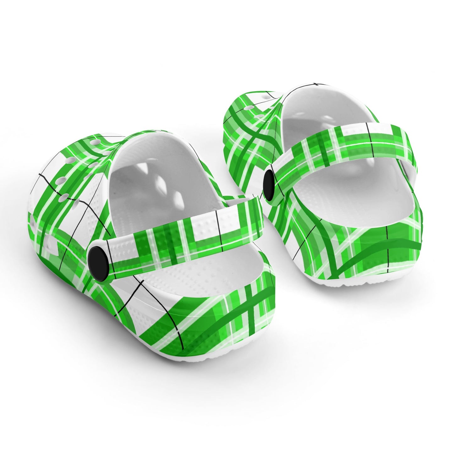 Kids Tartan Clogs – 'Colonsay Sky, Bute' Happy Feet | Happy Tartan® - Happy Tartan