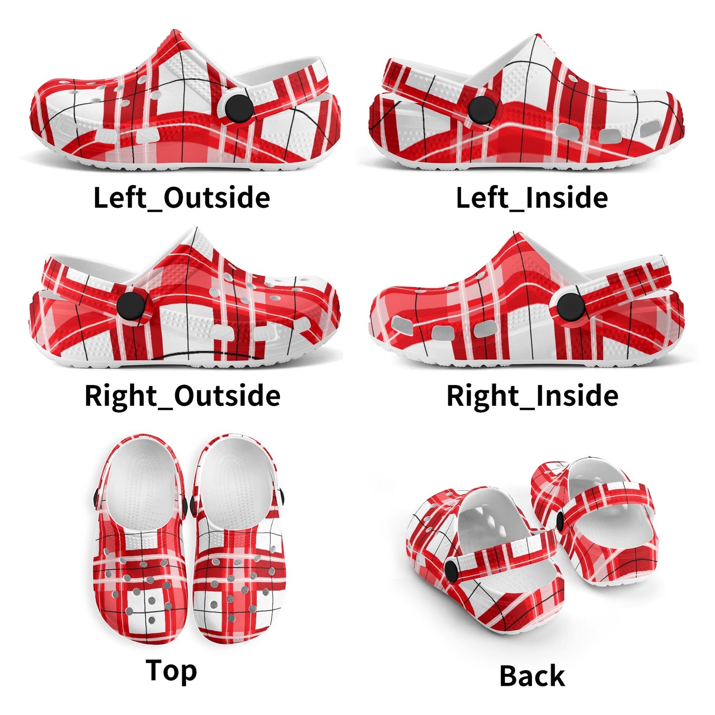 Kids Tartan Clogs – 'Mull Sky, Bute' Happy Feet | Happy Tartan® - Happy Tartan
