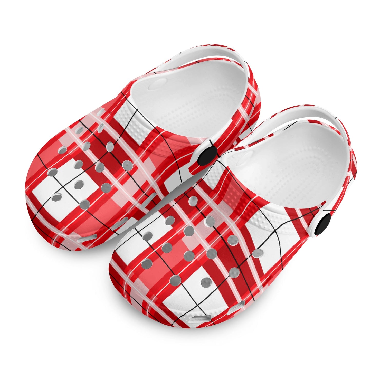 Kids Tartan Clogs – 'Mull Sky, Bute' Happy Feet | Happy Tartan® - Happy Tartan