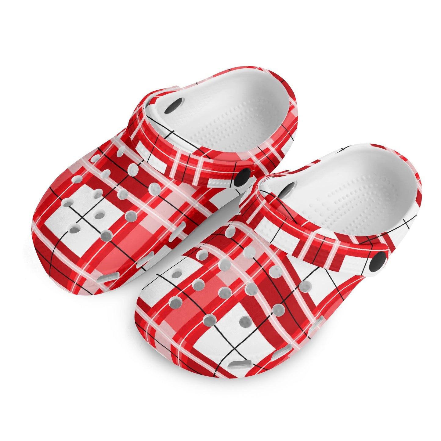 Kids Tartan Clogs – 'Mull Sky, Bute' Happy Feet | Happy Tartan® - Happy Tartan