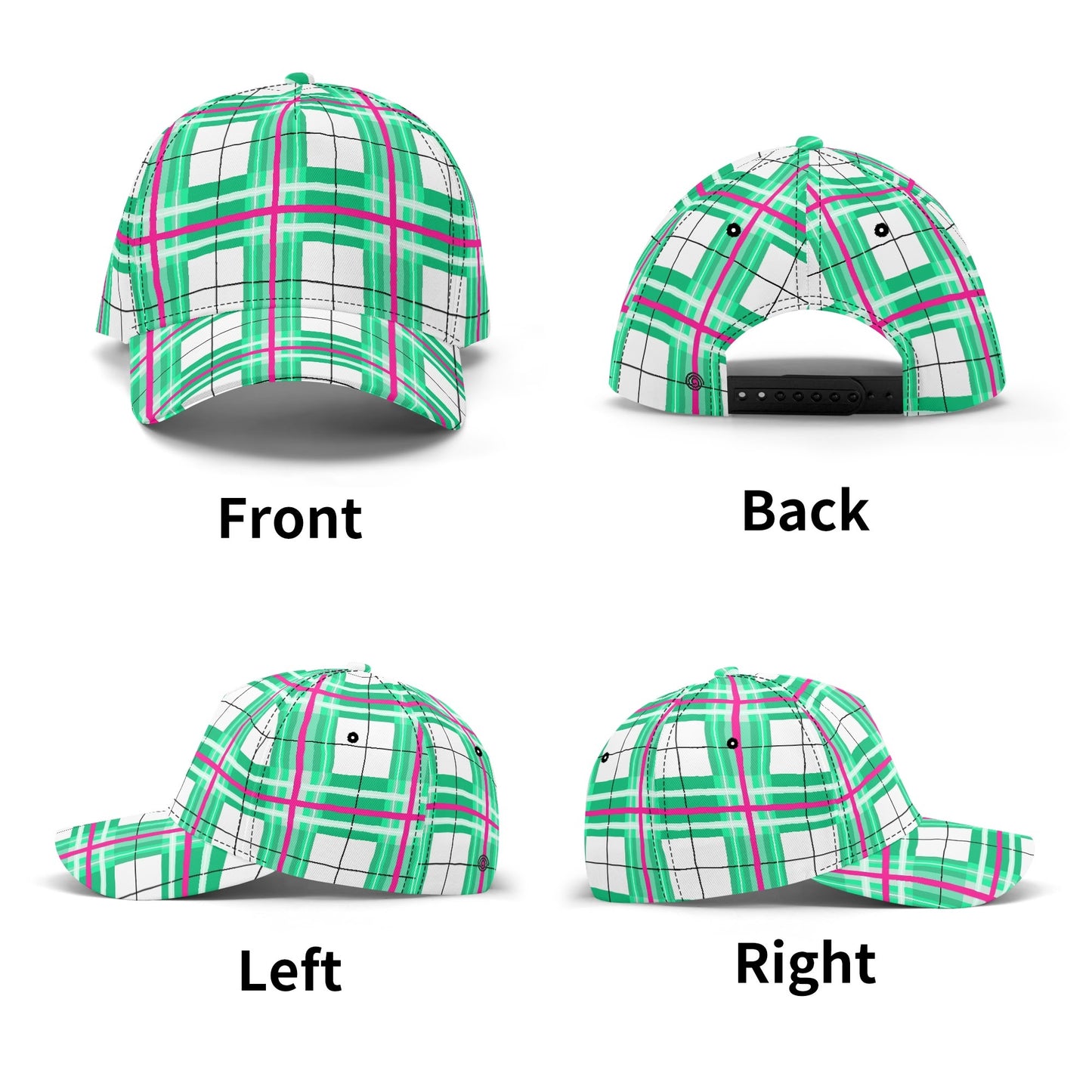 Tartan Baseball Cap – 'Iona Sky' | Happy Tartan® - Happy Tartan