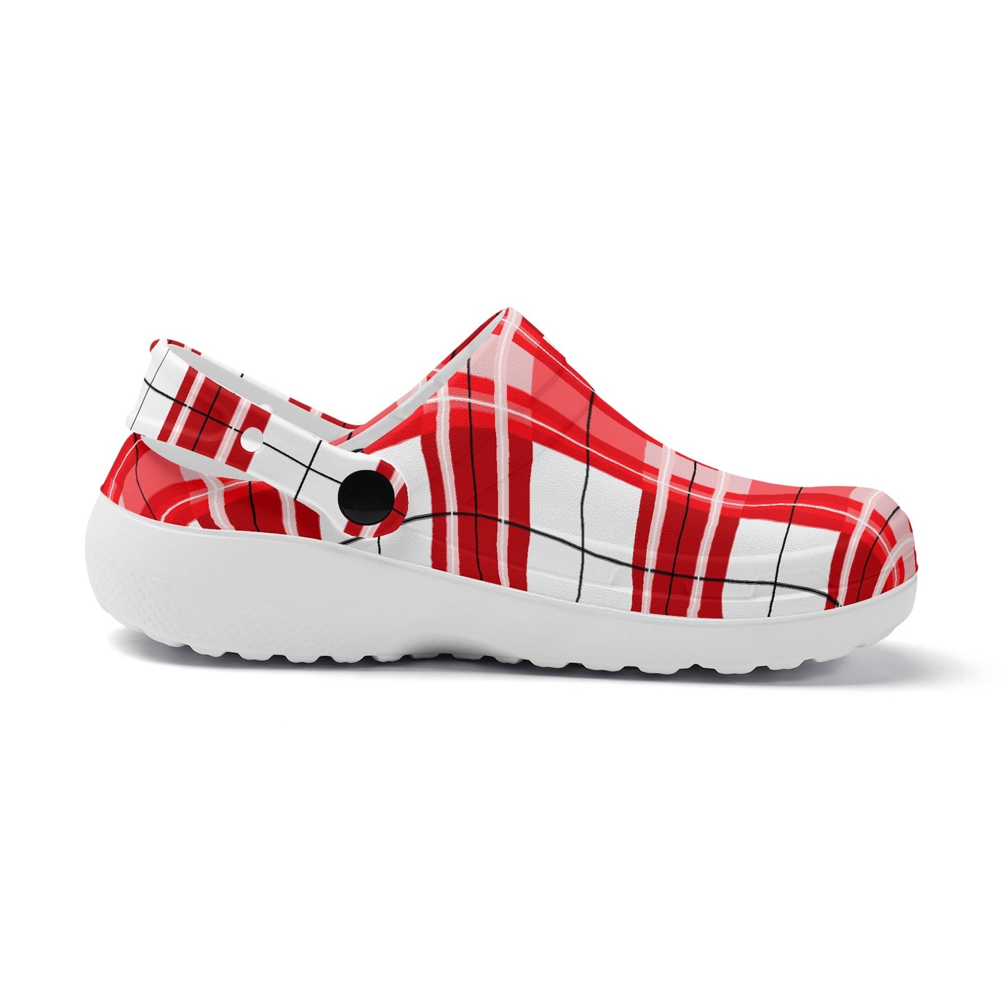 ✨'Mull Sky' Happy Tartan® Adult Soft Clog Nurses with no holes✨ - Happy Tartan