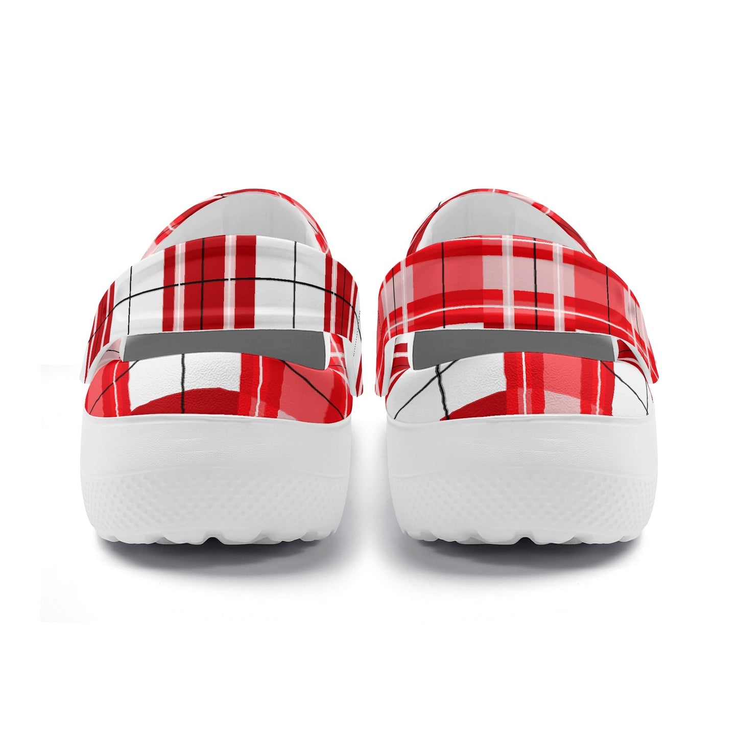 ✨'Mull Sky' Happy Tartan® Adult Soft Clog Nurses with no holes✨ - Happy Tartan