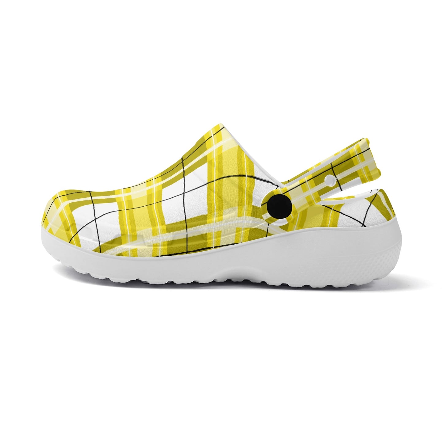 ✨'Staffa Sky' Happy Tartan® Adult Soft Clog Nurses with no holes✨ - Happy Tartan
