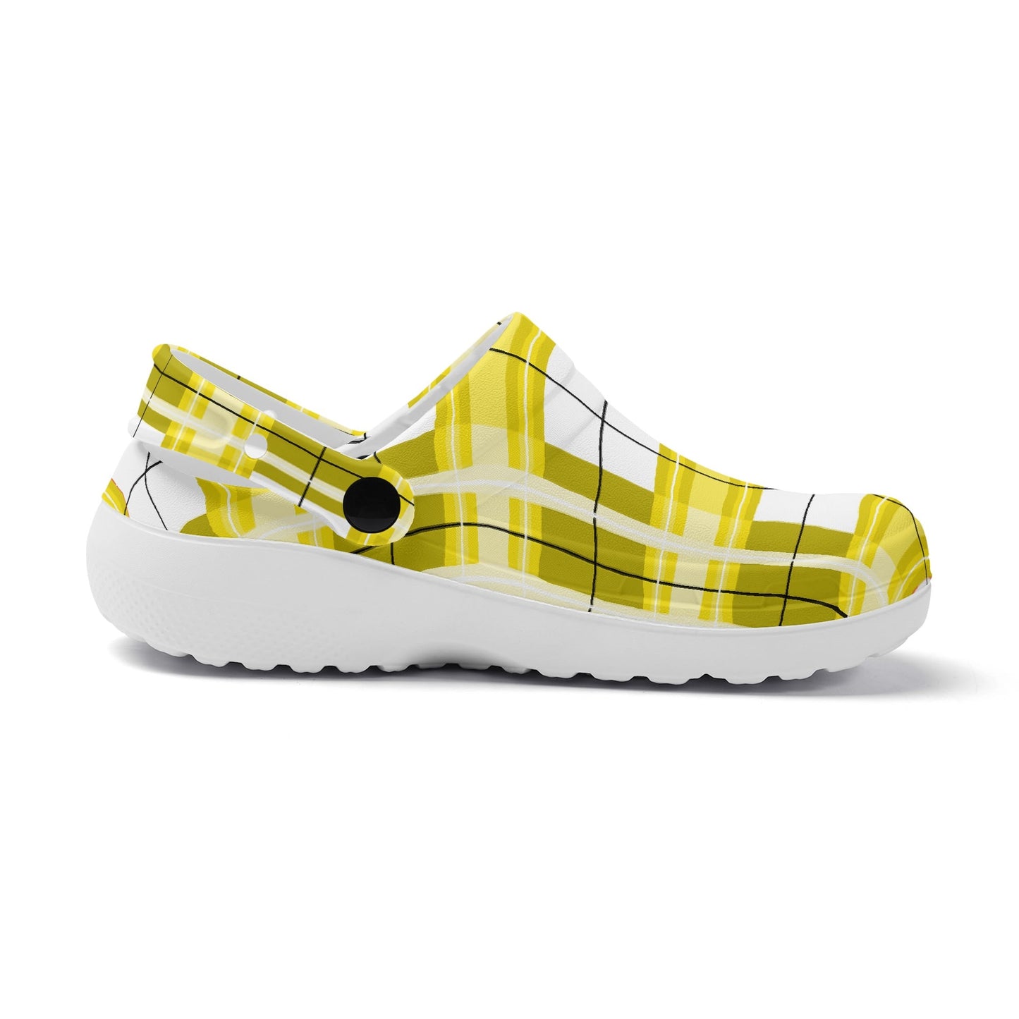 ✨'Staffa Sky' Happy Tartan® Adult Soft Clog Nurses with no holes✨ - Happy Tartan