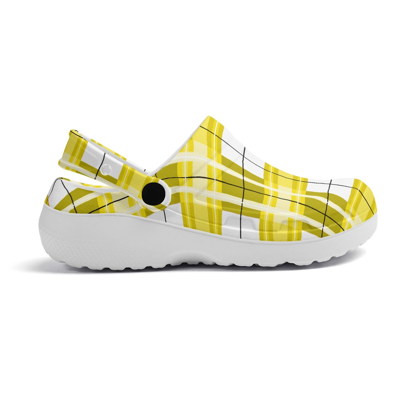 ✨'Staffa Sky' Happy Tartan® Adult Soft Clog Nurses with no holes✨ - Happy Tartan
