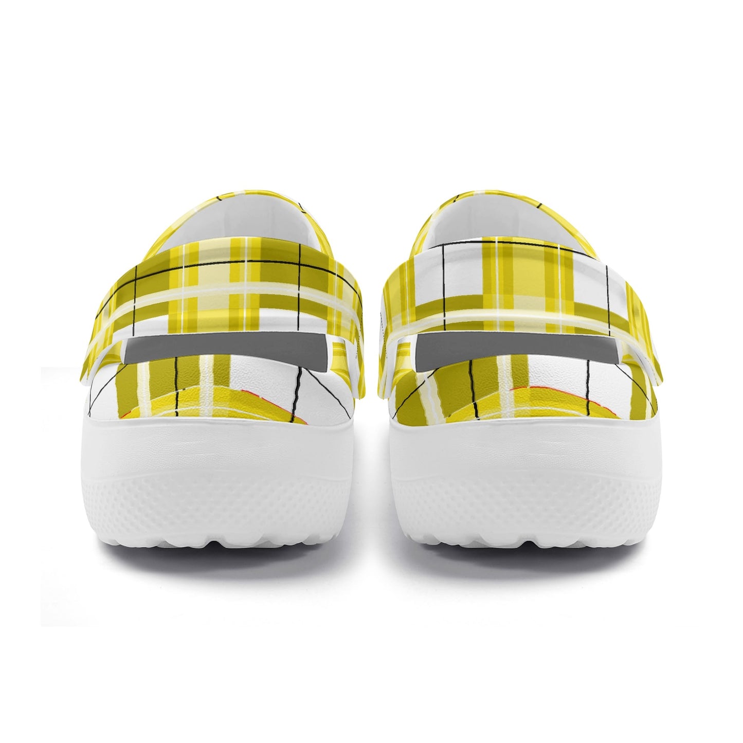 ✨'Staffa Sky' Happy Tartan® Adult Soft Clog Nurses with no holes✨ - Happy Tartan