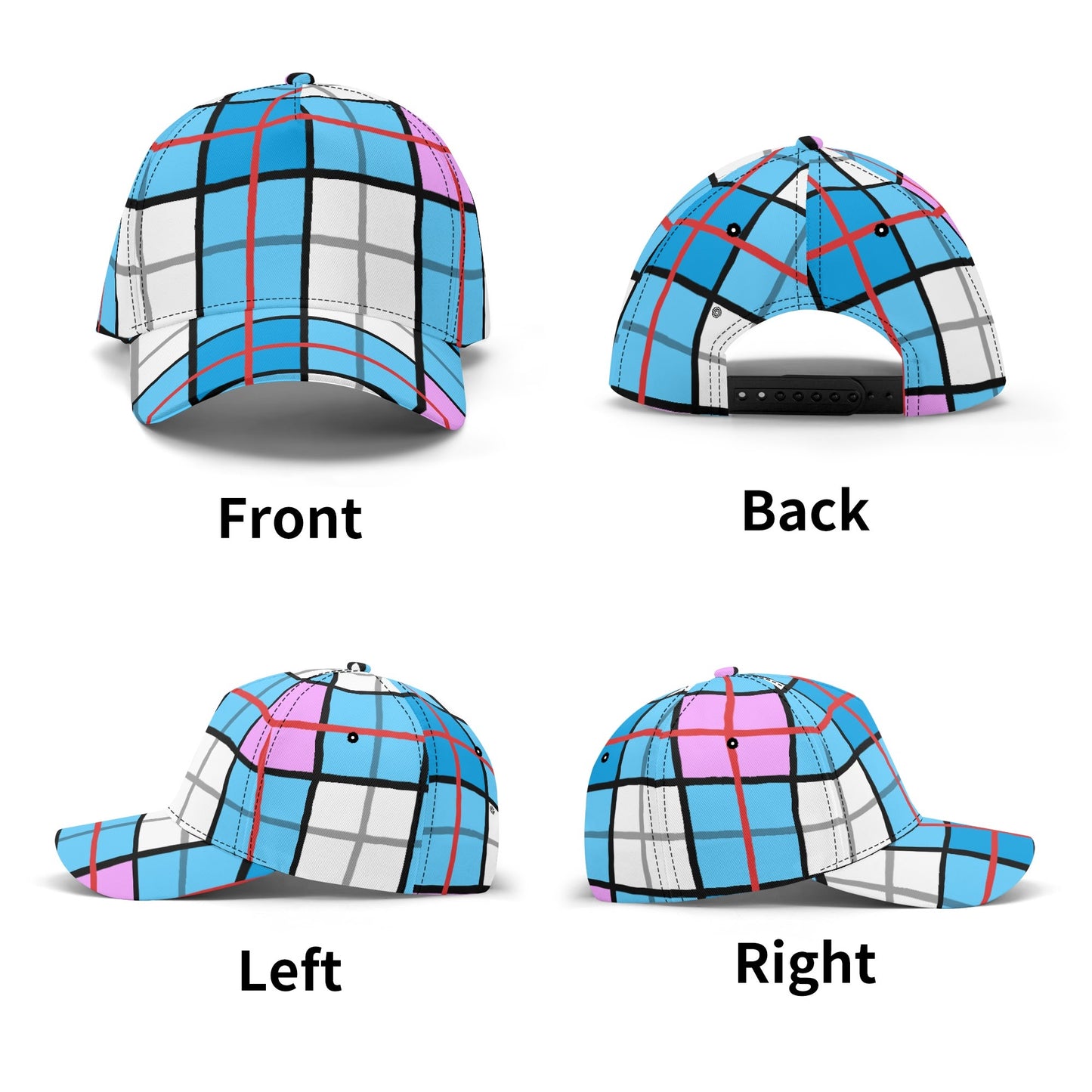Tartan Baseball Cap – 'Clyde Sky Candy' | Happy Tartan® - Happy Tartan