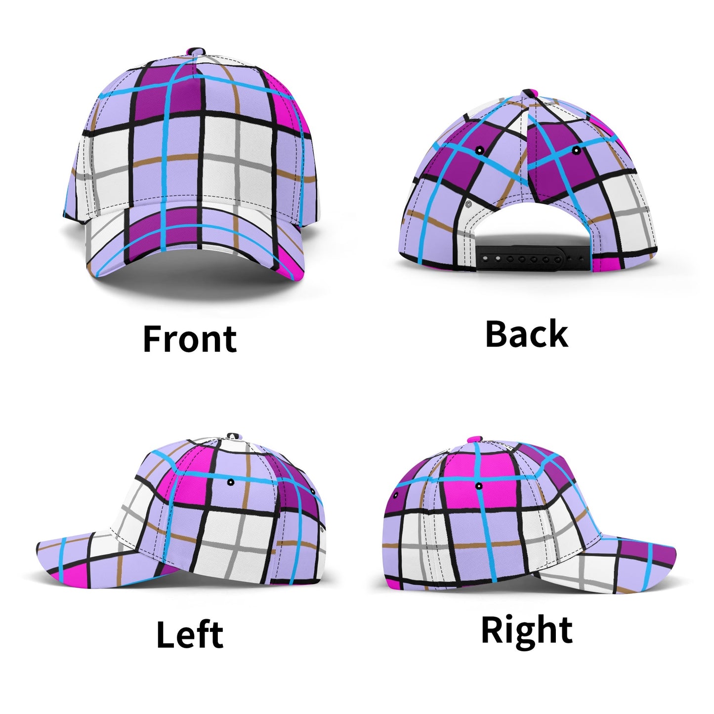 Tartan Baseball Cap – 'Clyde Sky Sweets' | Happy Tartan® - Happy Tartan
