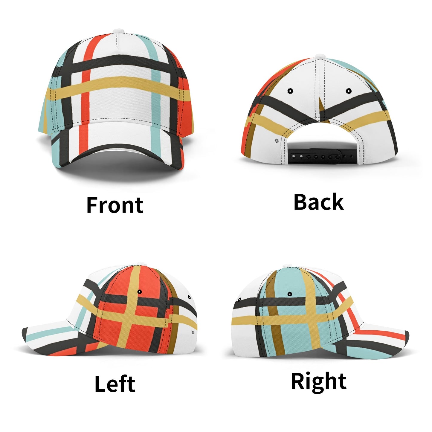 Tartan Baseball Cap – 'Stravanan Bay, Bute' | Happy Tartan® - Happy Tartan