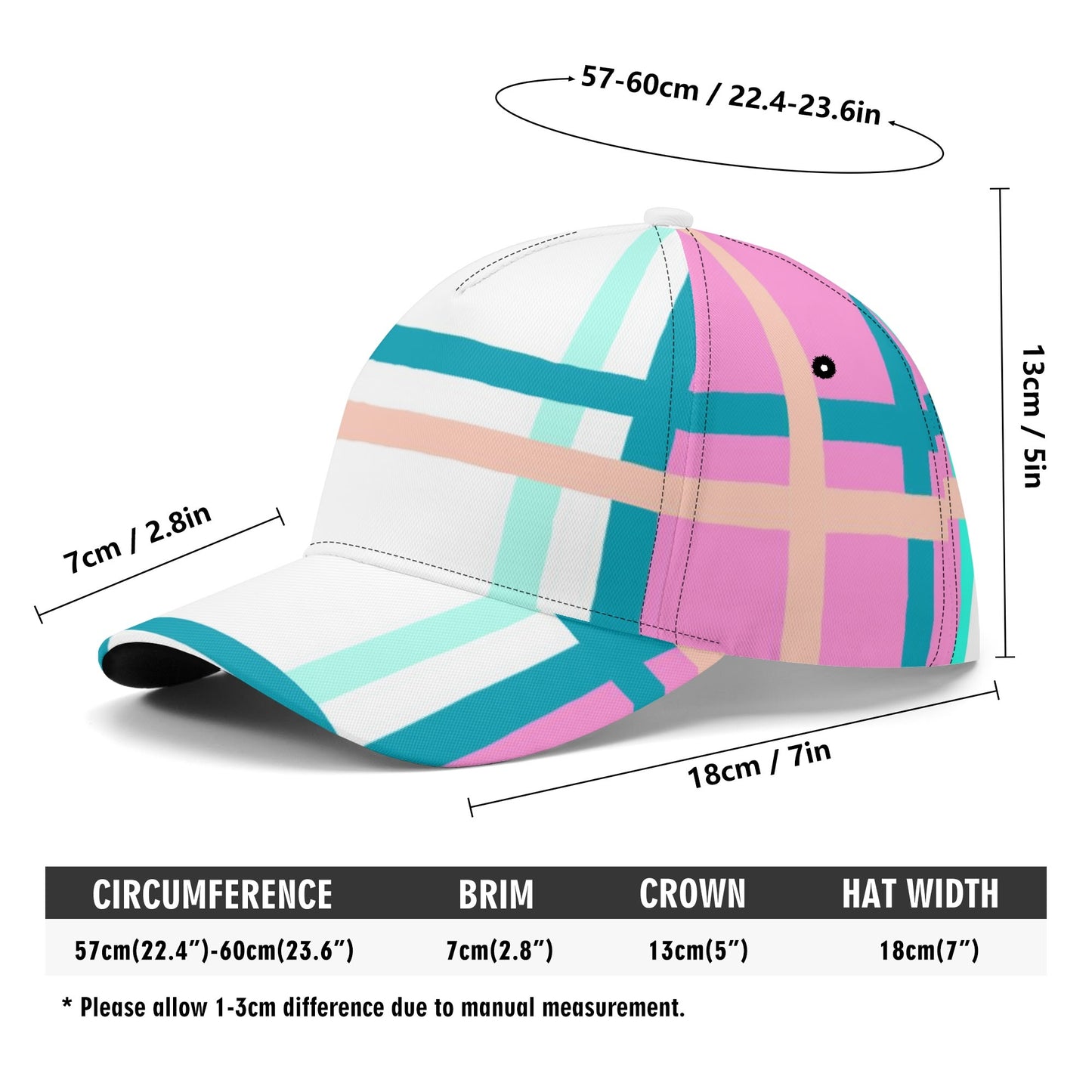 Tartan Baseball Cap – 'Glencallum Bay, Bute' | Happy Tartan® - Happy Tartan