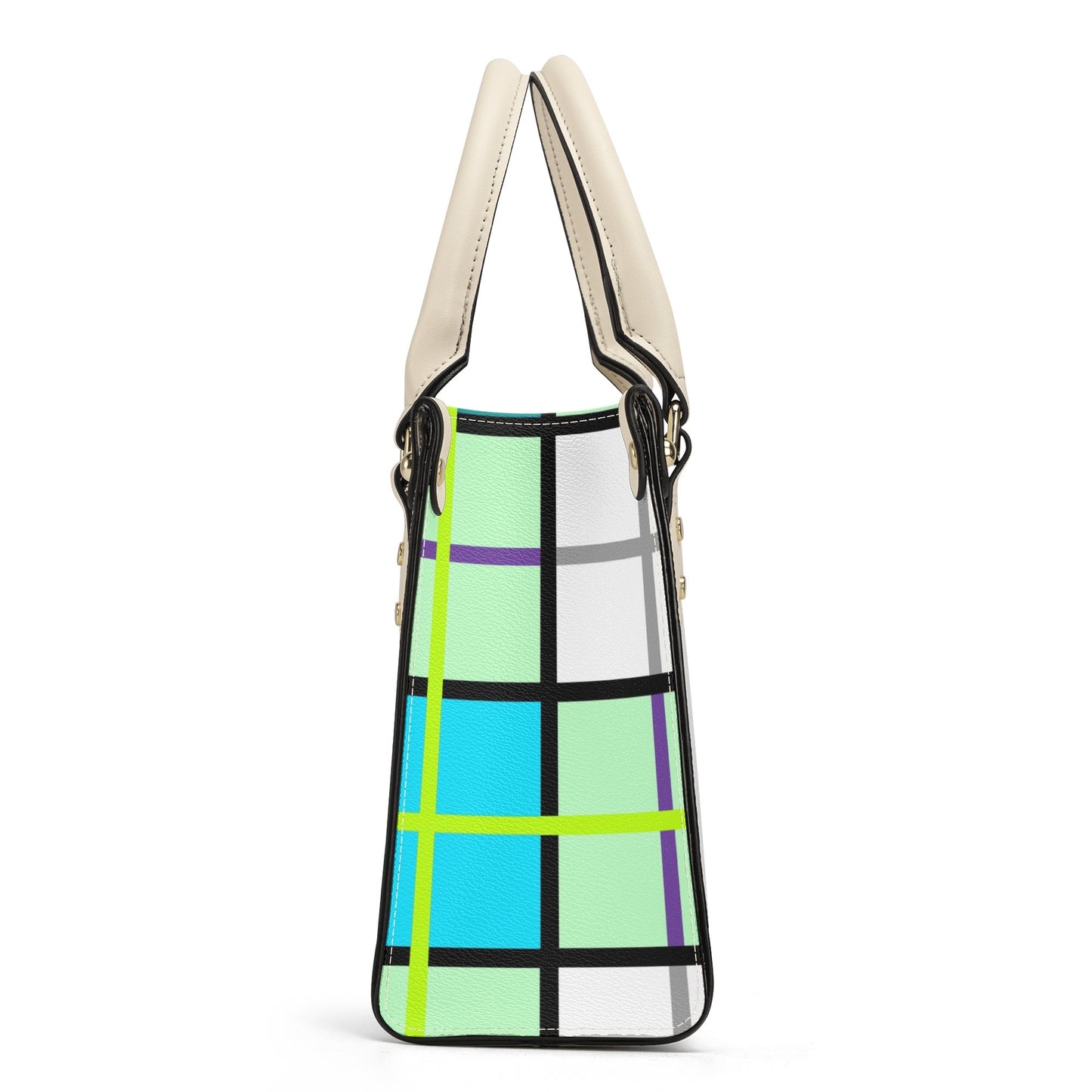 'Clyde Sky Green' Happy Tartan® Handbag