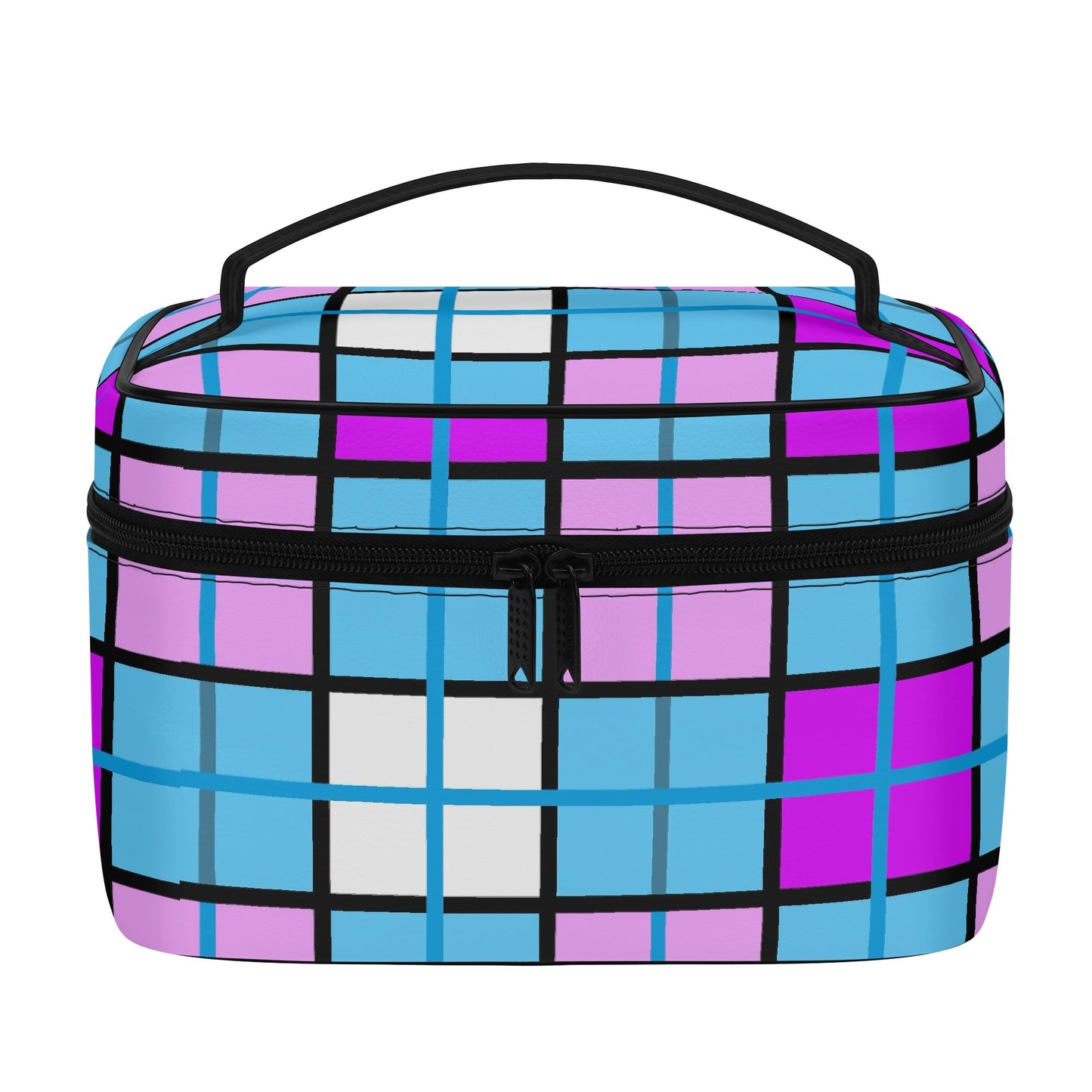 Tartan Cosmetic Case – 'Clyde Sky Purple' | Happy Tartan® - Happy Tartan
