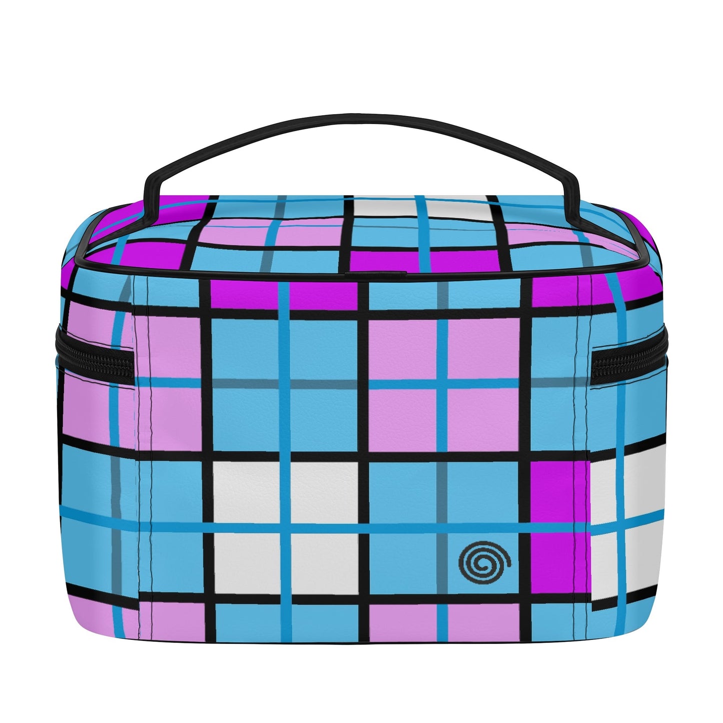 Tartan Cosmetic Case – 'Clyde Sky Purple' | Happy Tartan® - Happy Tartan