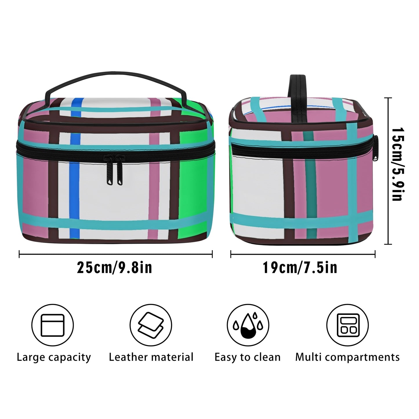 Tartan Cosmetic Case – 'Scalpsie Bay, Bute' | Happy Tartan® - Happy Tartan
