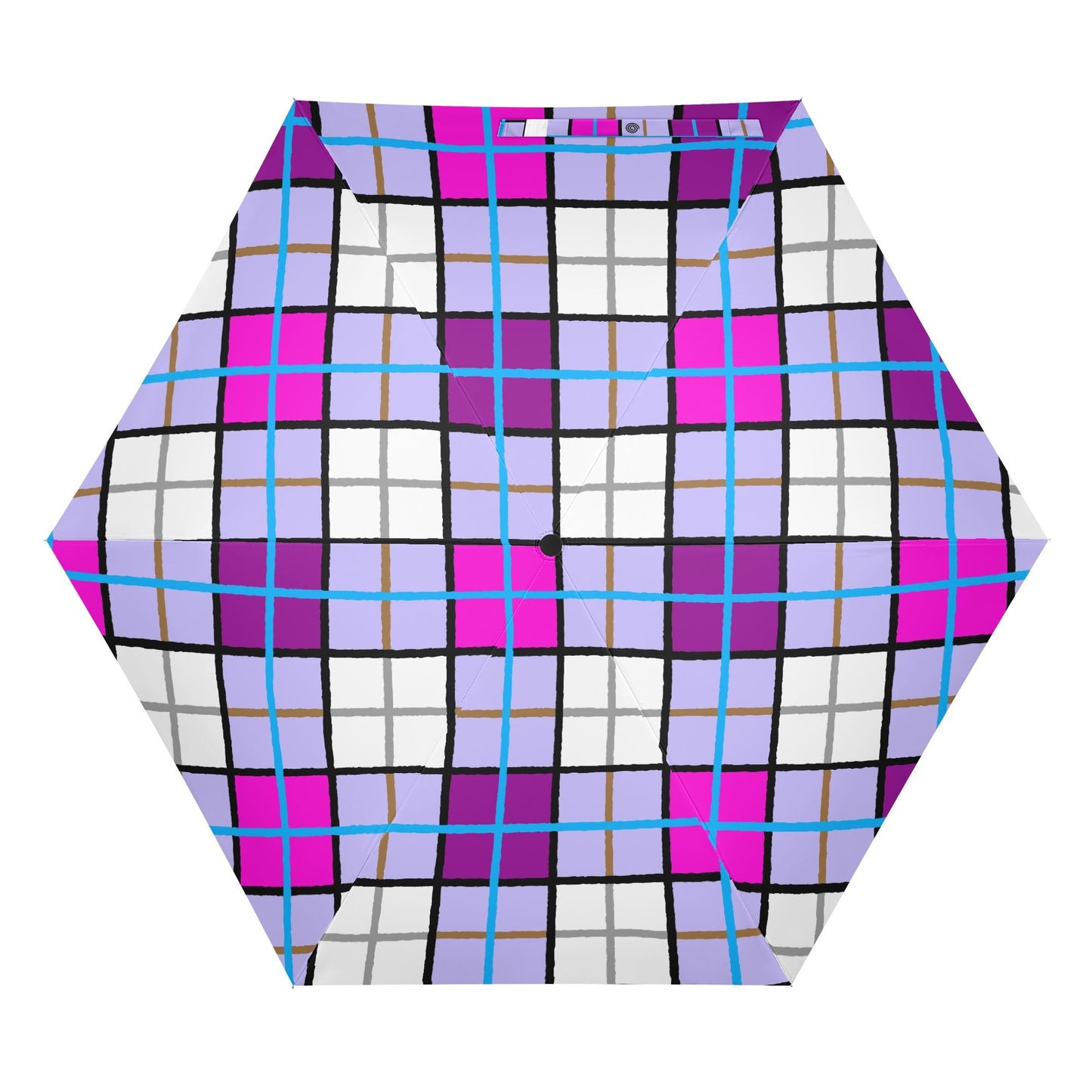 Umbrella - 'Clyde Sky Sweets' Tartan | Happy Tartan® - Happy Tartan