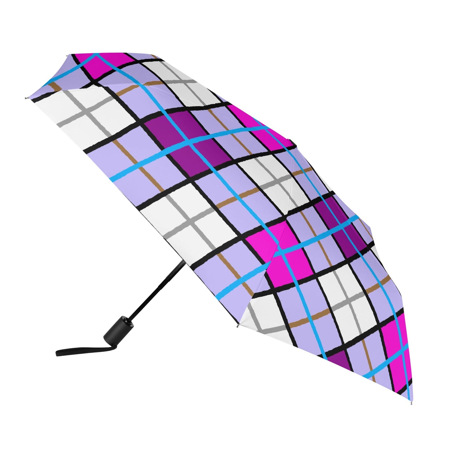 Umbrella - 'Clyde Sky Sweets' Tartan | Happy Tartan® - Happy Tartan