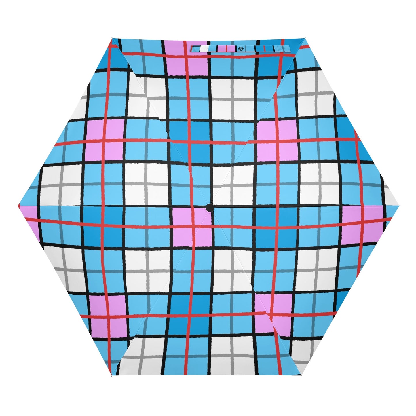 Umbrella - 'Clyde Sky Candy' Tartan | Happy Tartan® - Happy Tartan