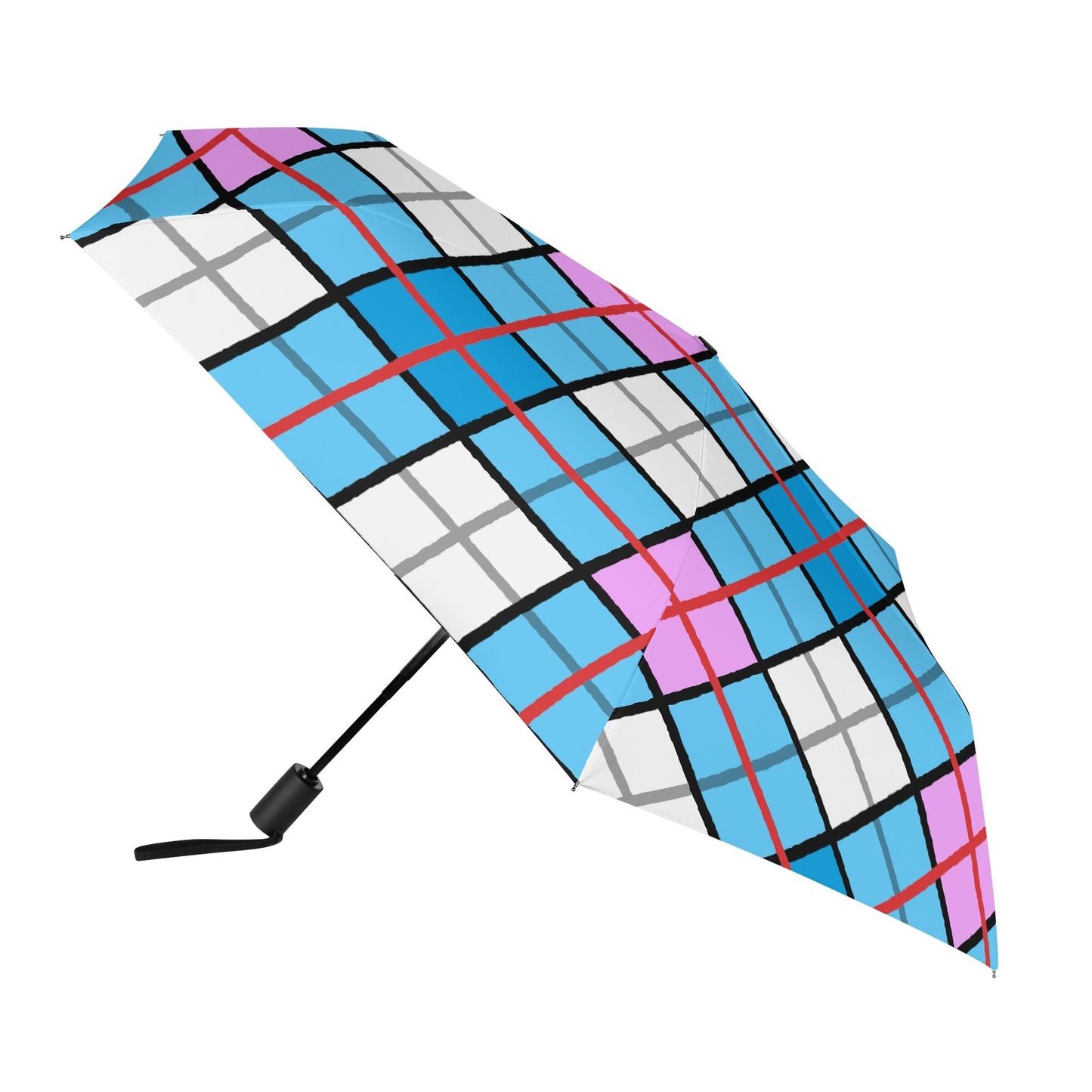 Umbrella - 'Clyde Sky Candy' Tartan | Happy Tartan® - Happy Tartan