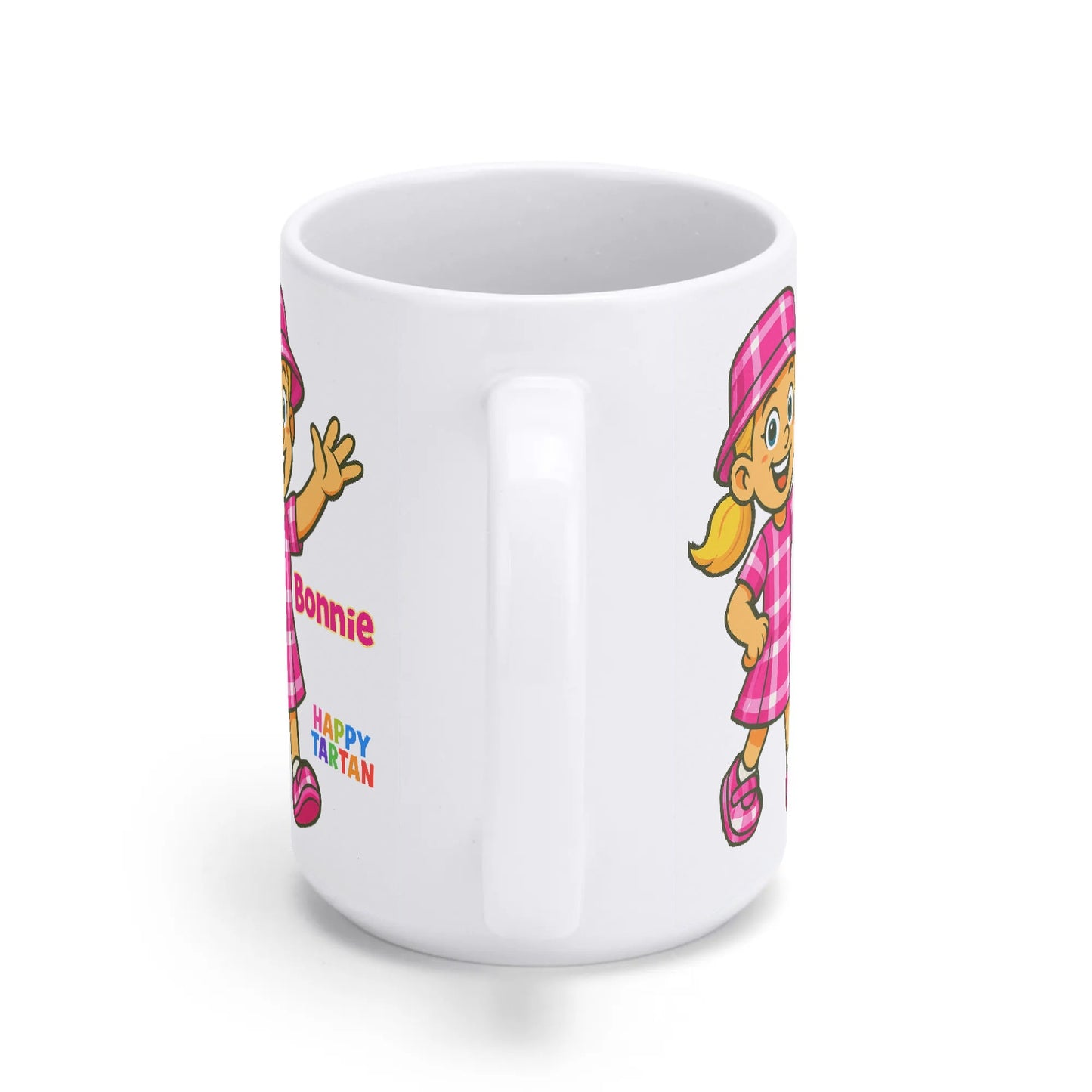 ☕ Bonnie’s Classic White Glossy Mug (15 oz)
